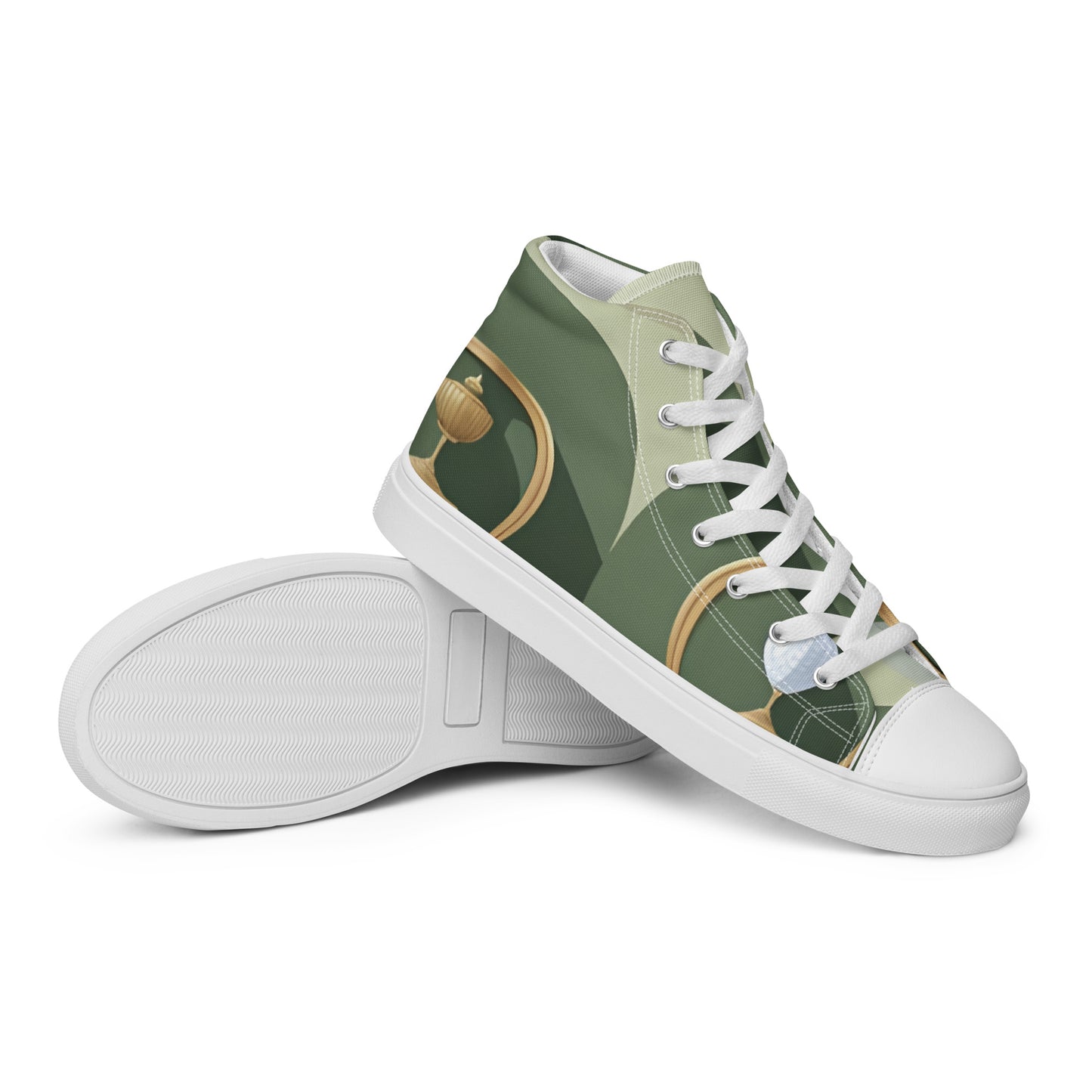Men’s high top canvas shoes