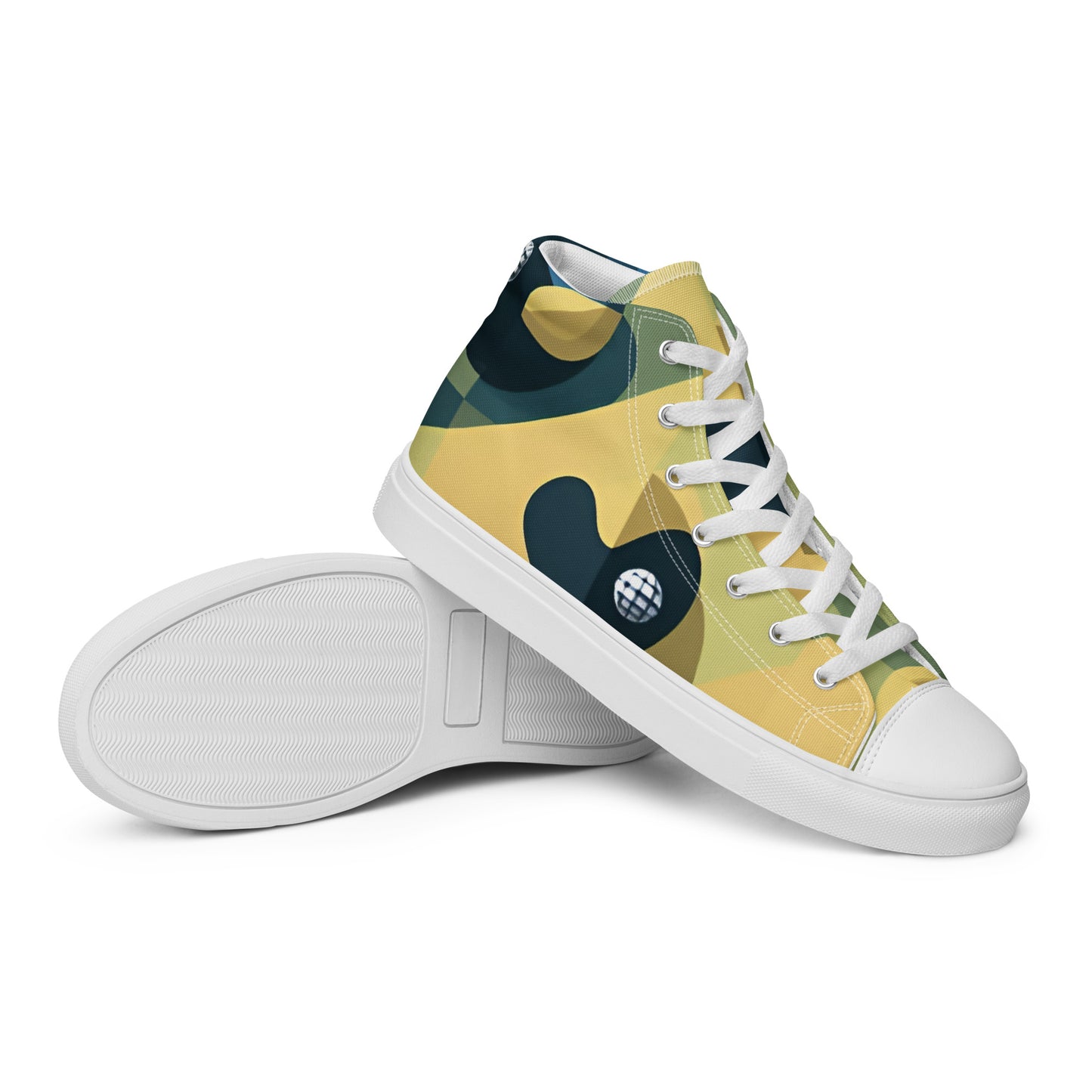 Men’s high top canvas shoes