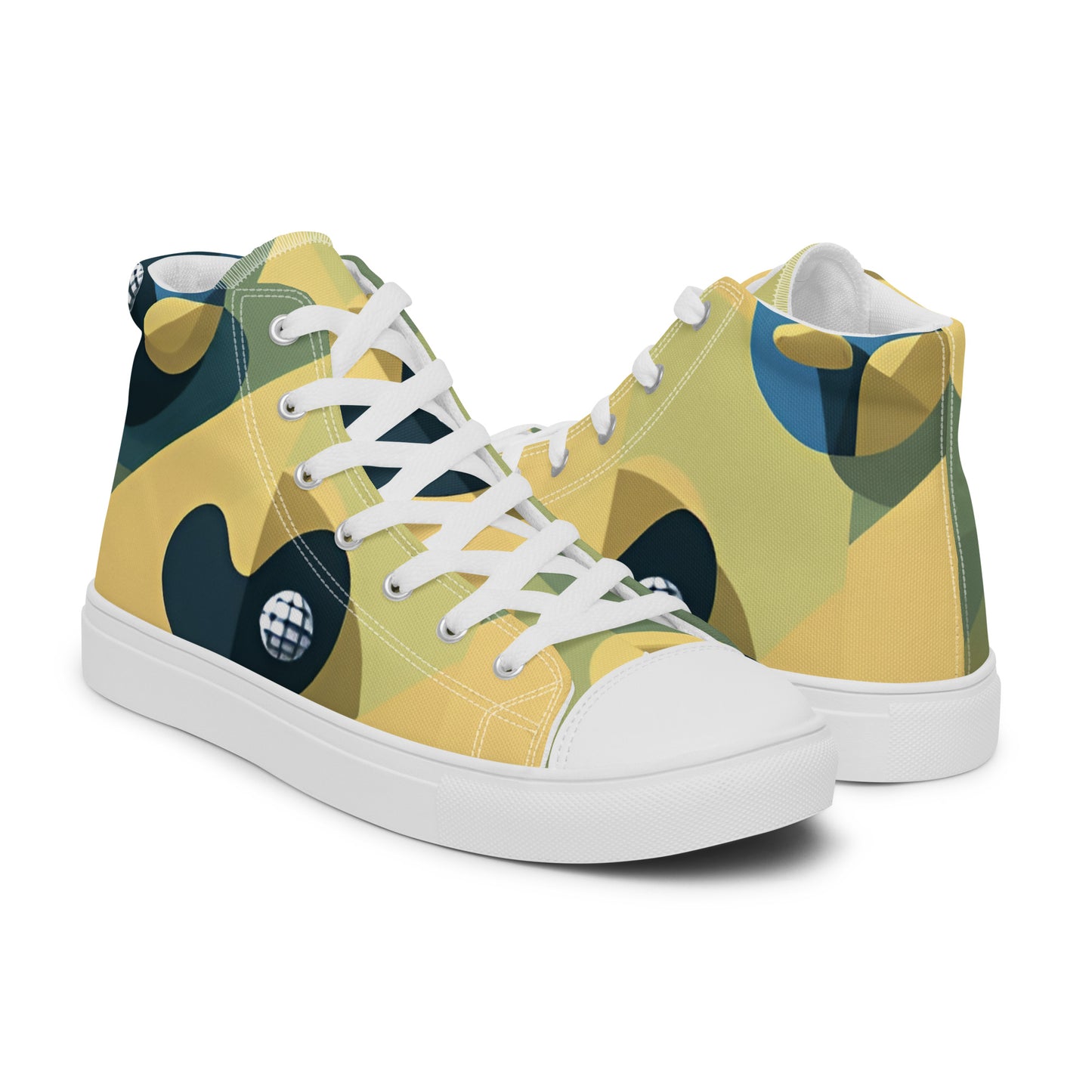 Men’s high top canvas shoes