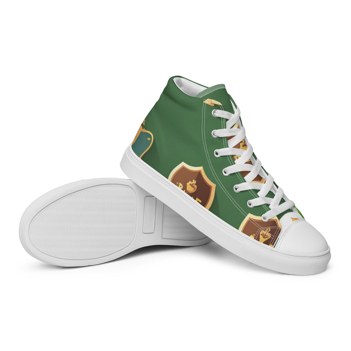 Men’s high top canvas shoes