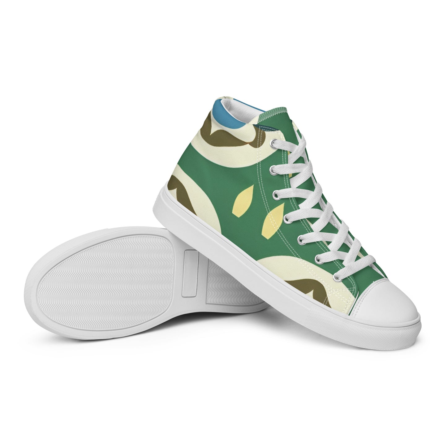 Men’s high top canvas shoes