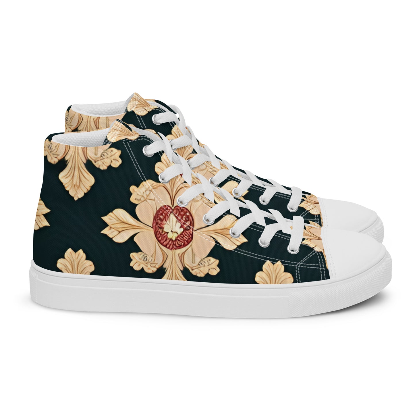 Men’s high top canvas shoes