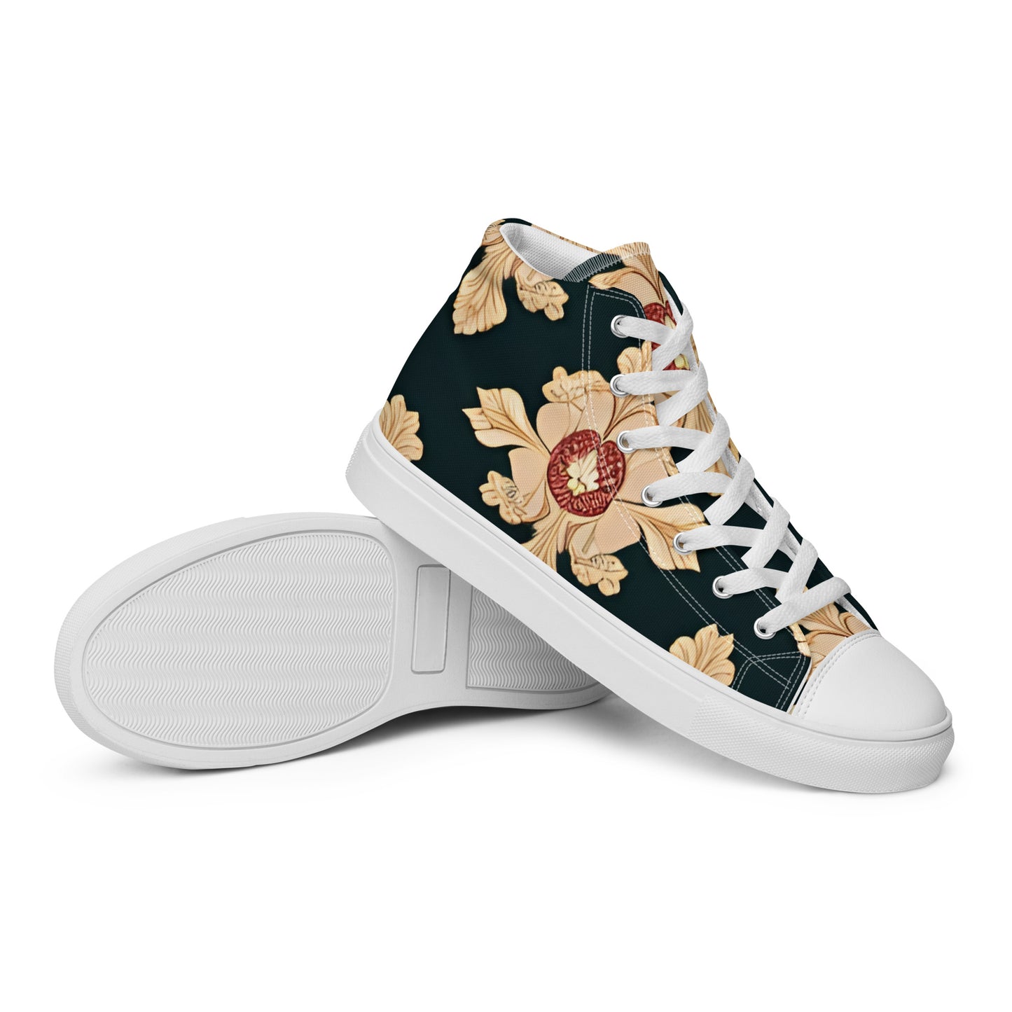 Men’s high top canvas shoes