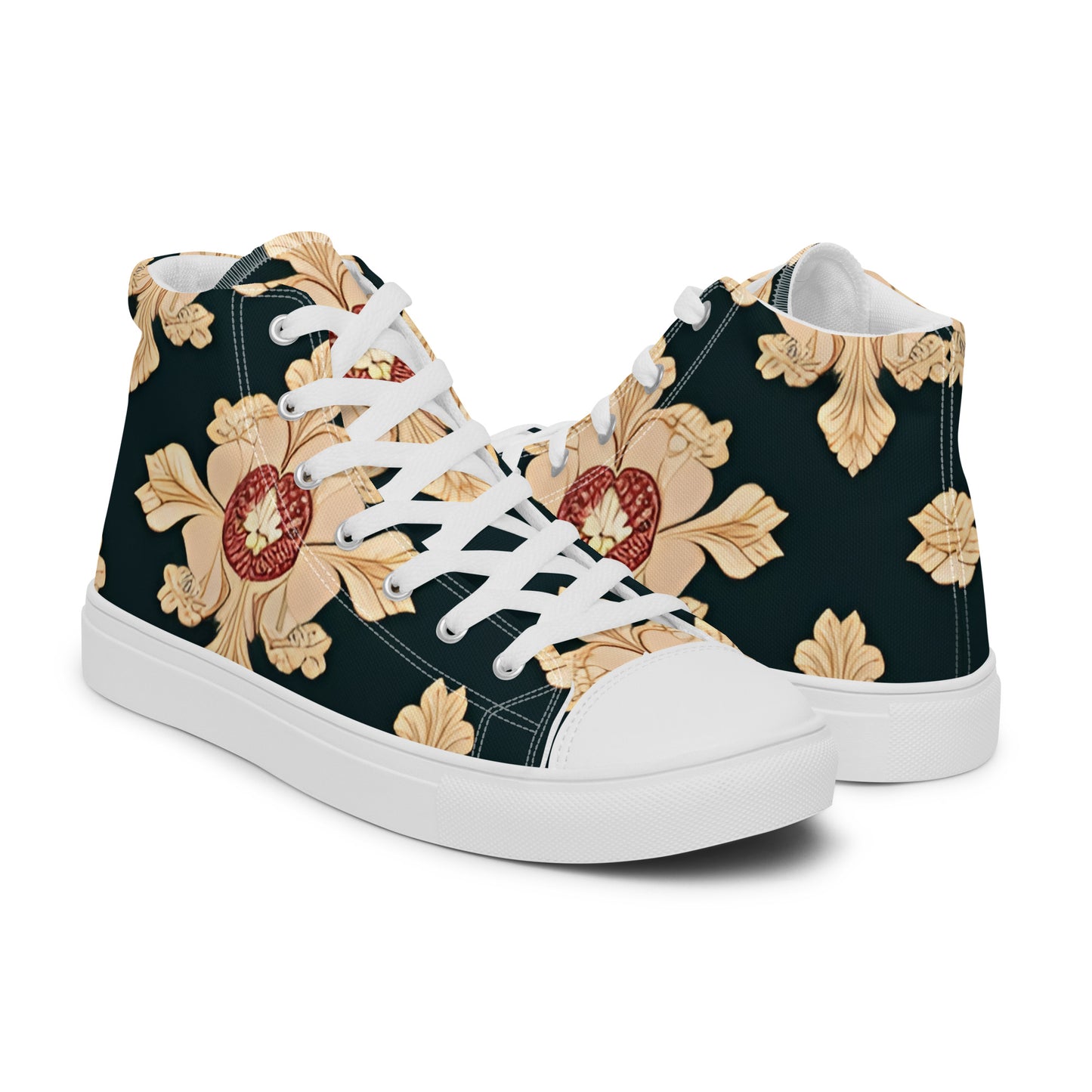 Men’s high top canvas shoes