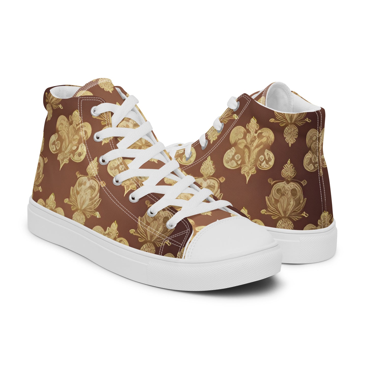 Men’s high top canvas shoes