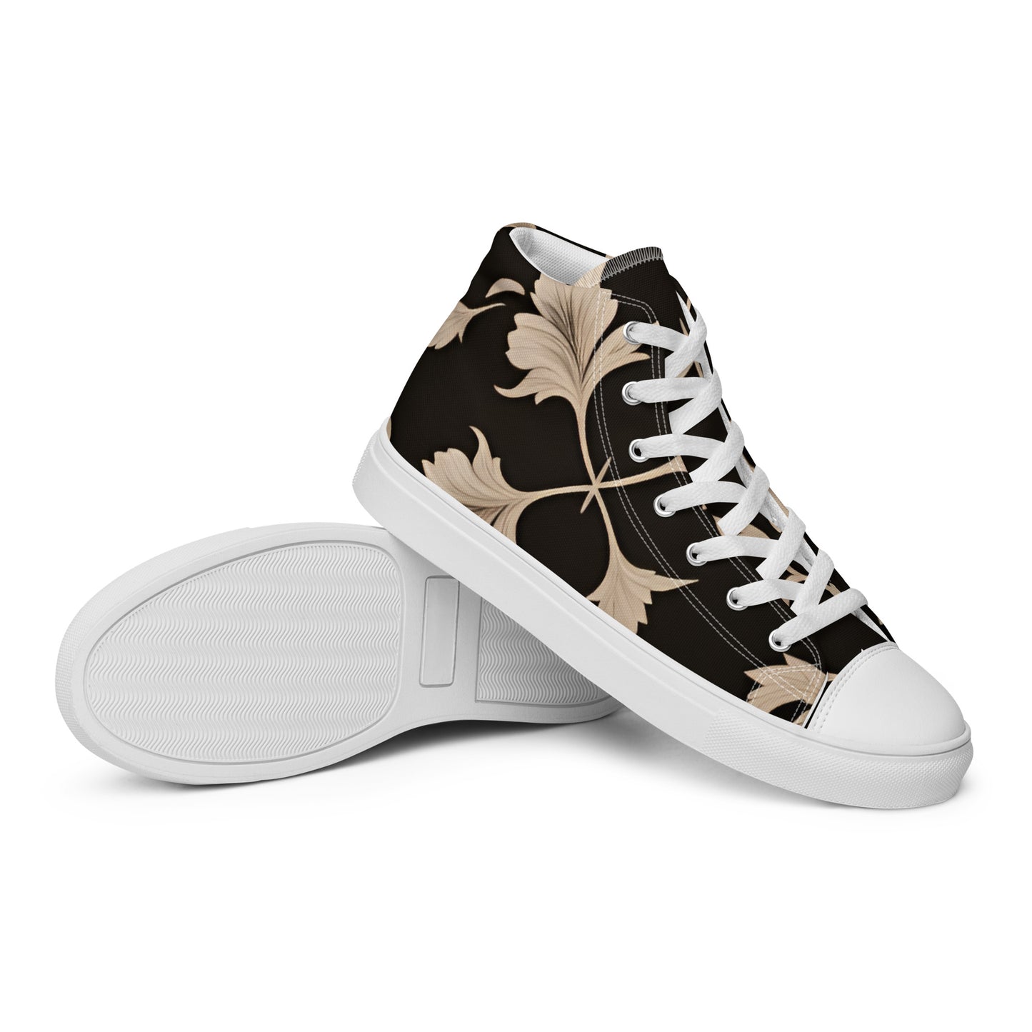 Men’s high top canvas shoes