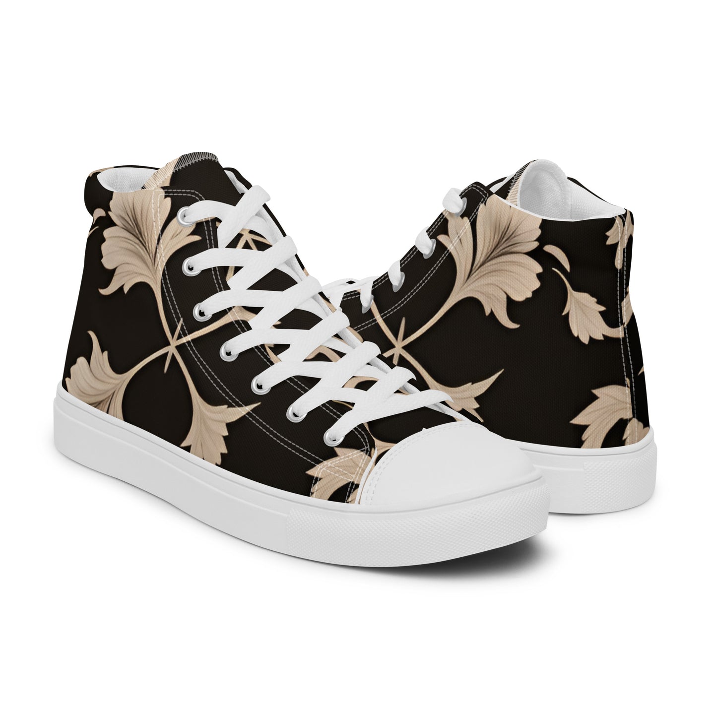 Men’s high top canvas shoes