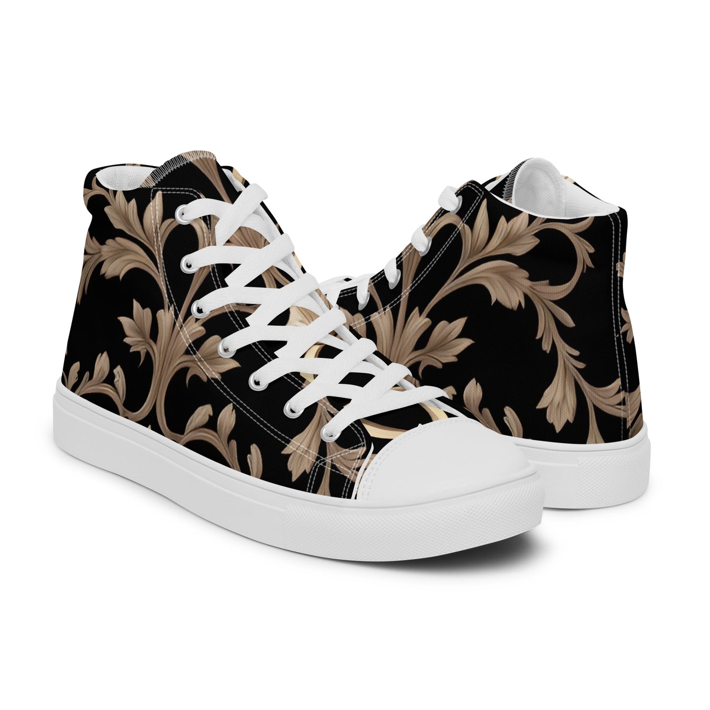 Men’s high top canvas shoes