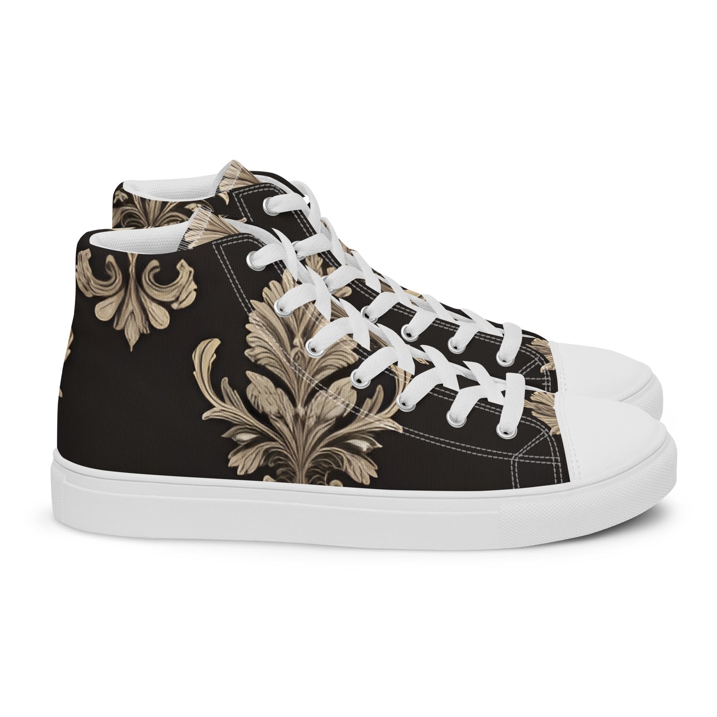 Men’s high top canvas shoes