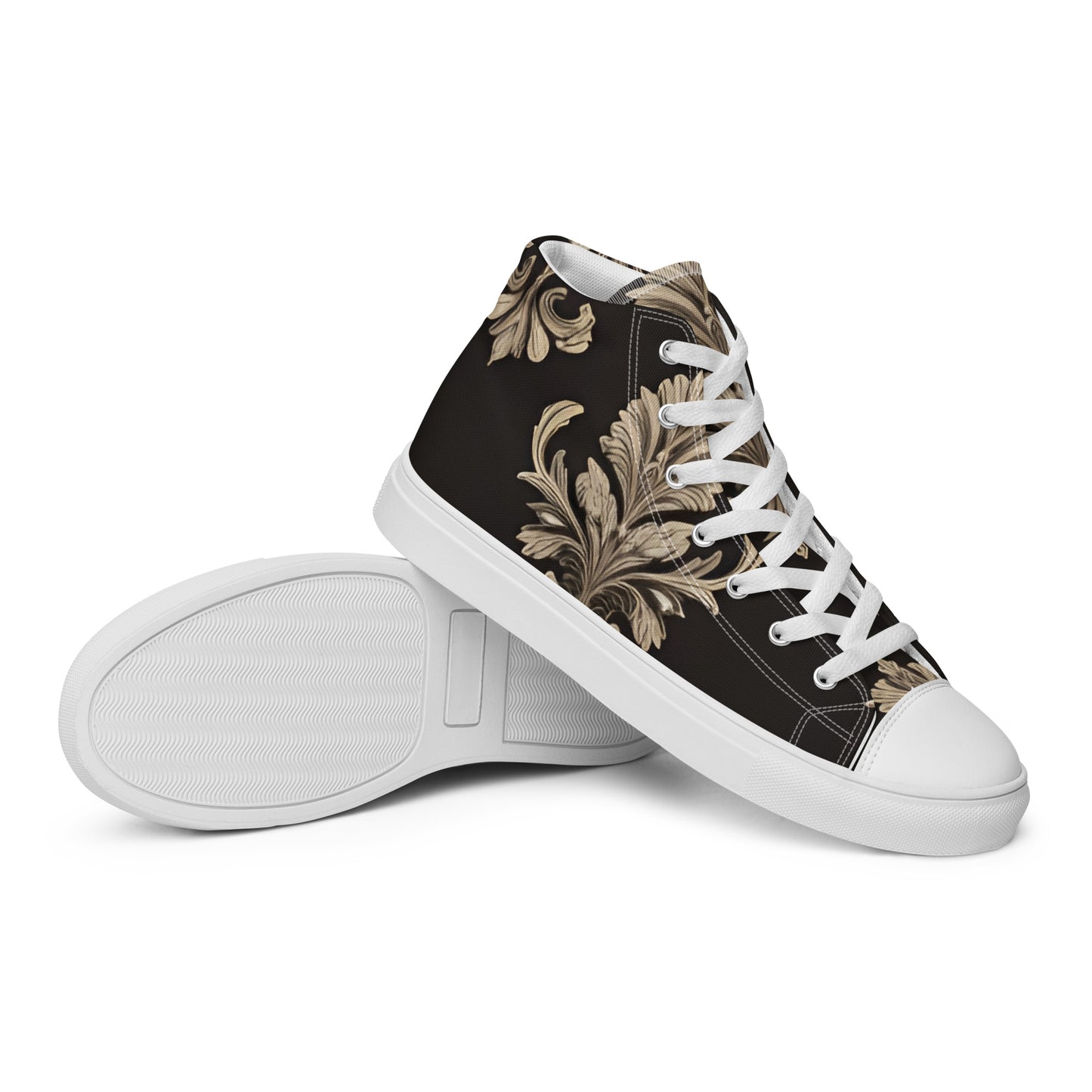 Men’s high top canvas shoes