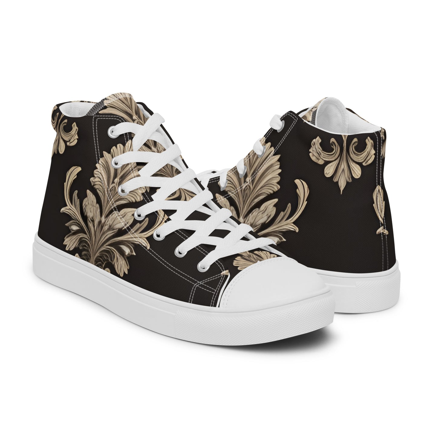 Men’s high top canvas shoes