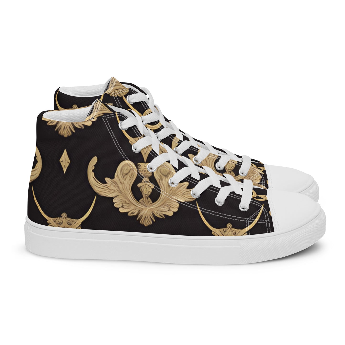 Men’s high top canvas shoes