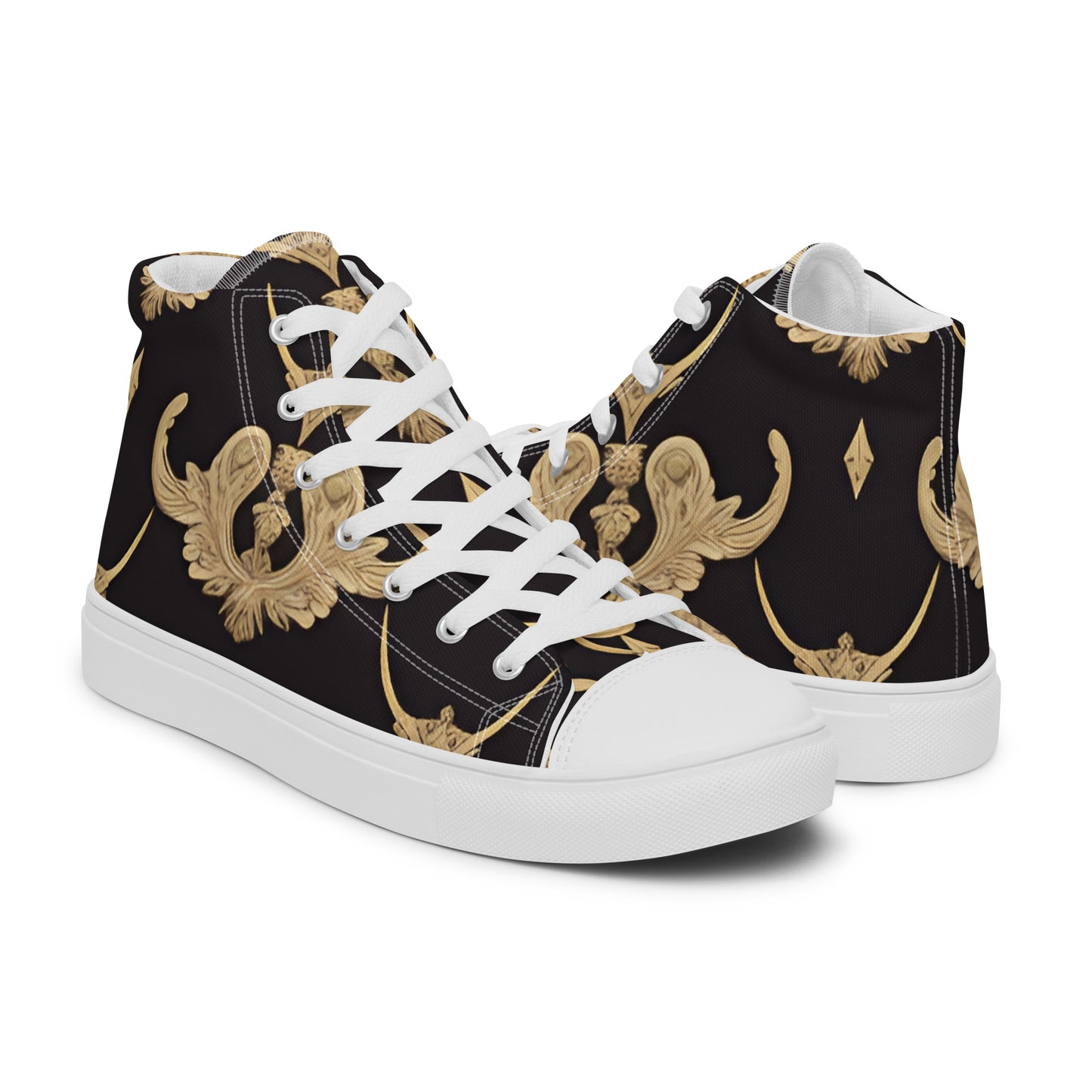 Men’s high top canvas shoes