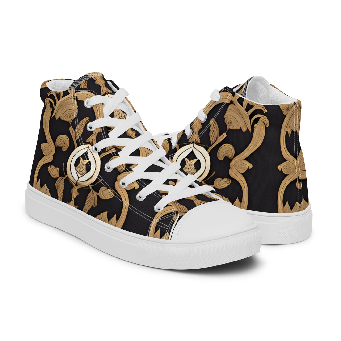 Men’s high top canvas shoes