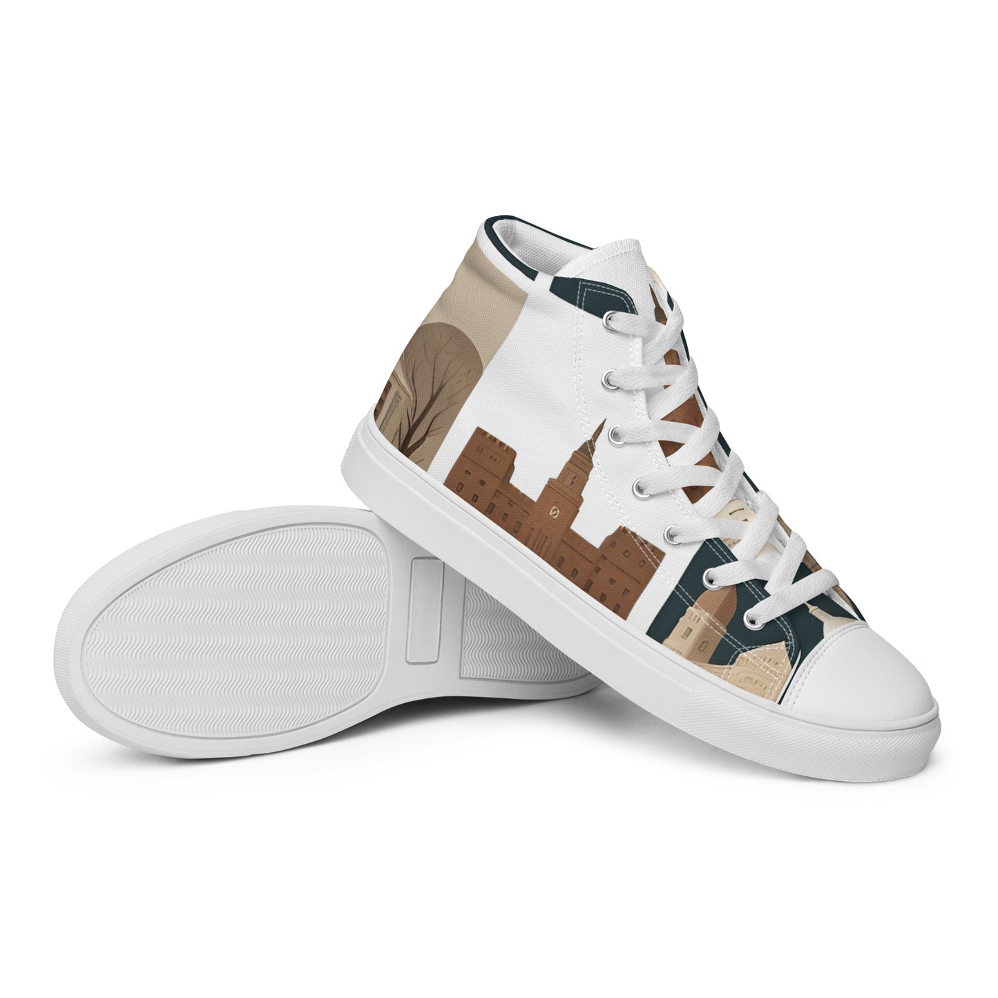 Men’s high top canvas shoes