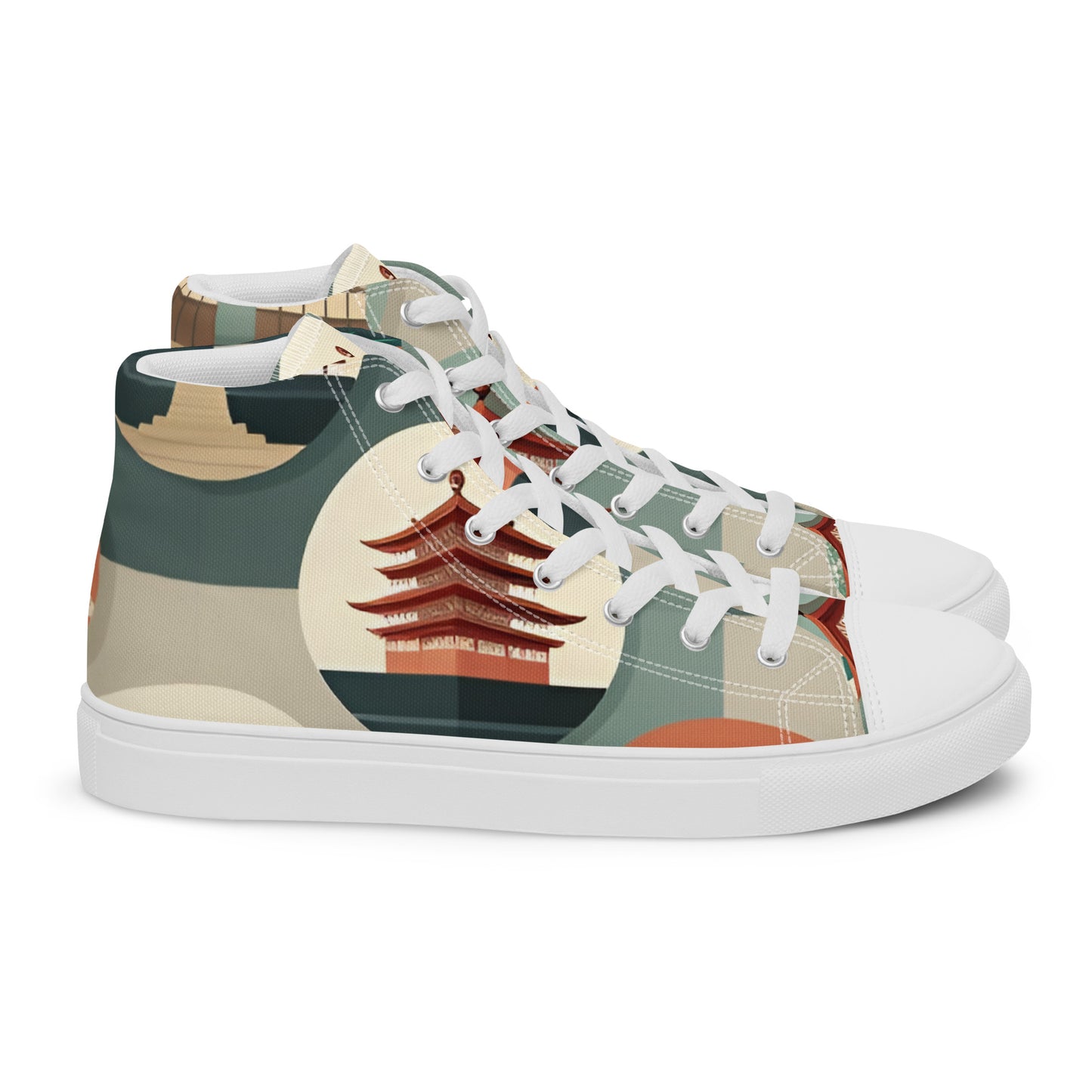 Men’s high top canvas shoes