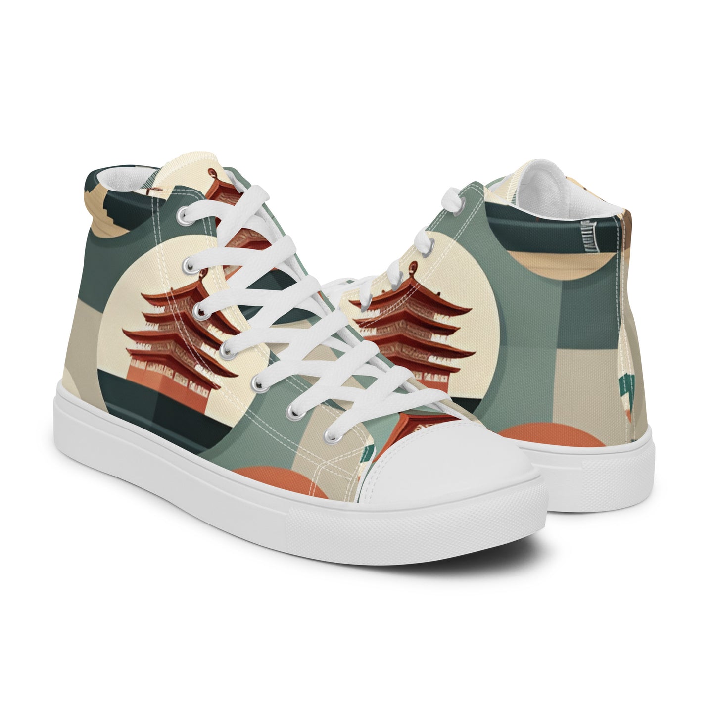 Men’s high top canvas shoes