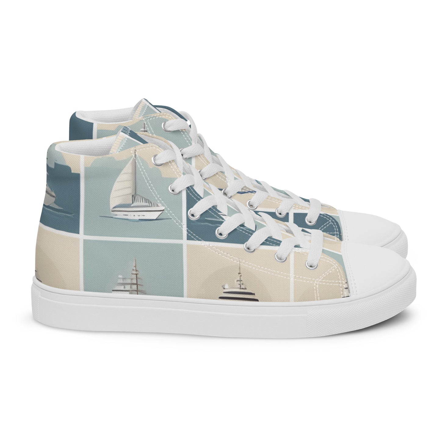 Men’s high top canvas shoes