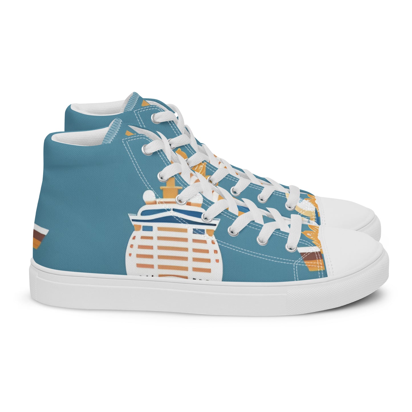 Men’s high top canvas shoes