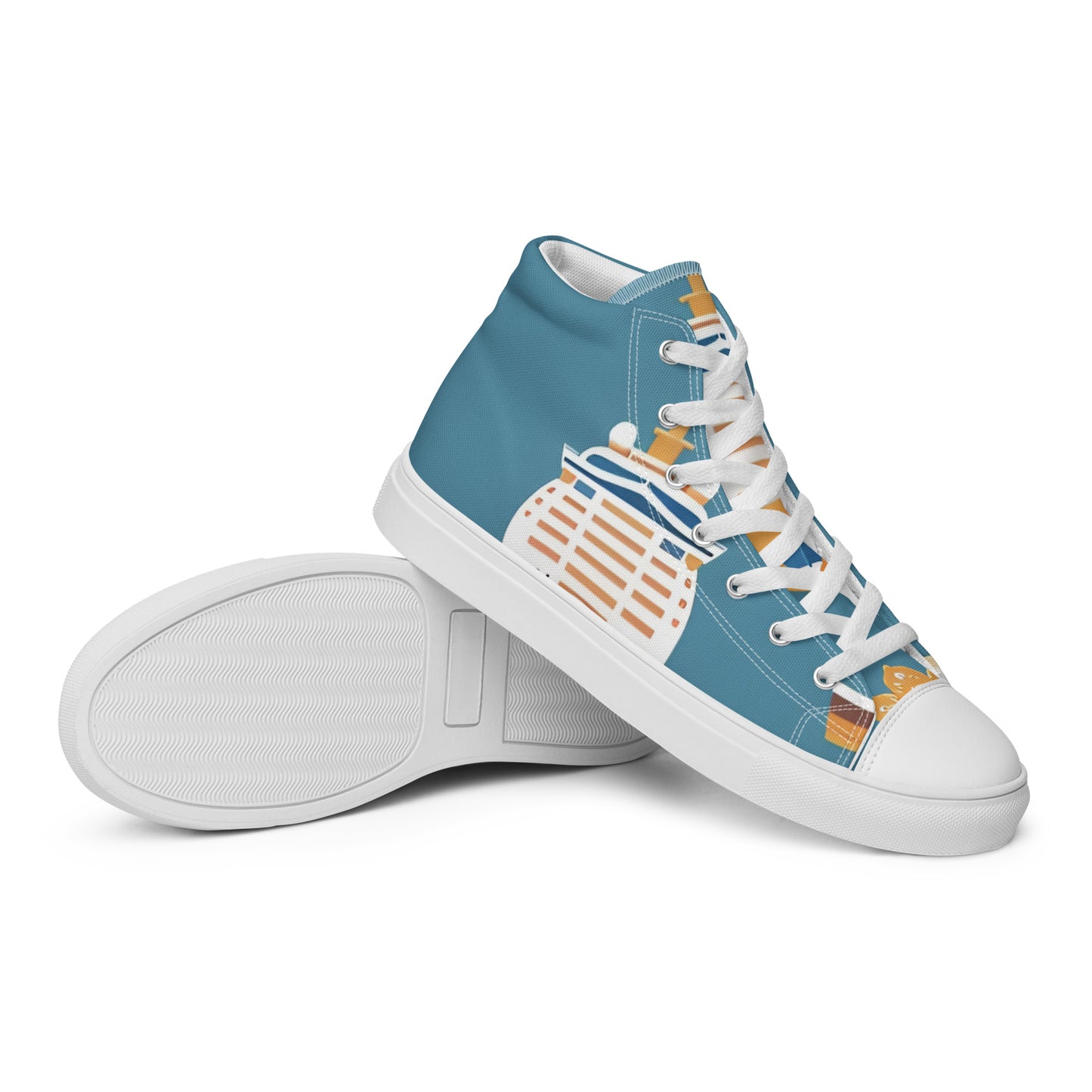 Men’s high top canvas shoes