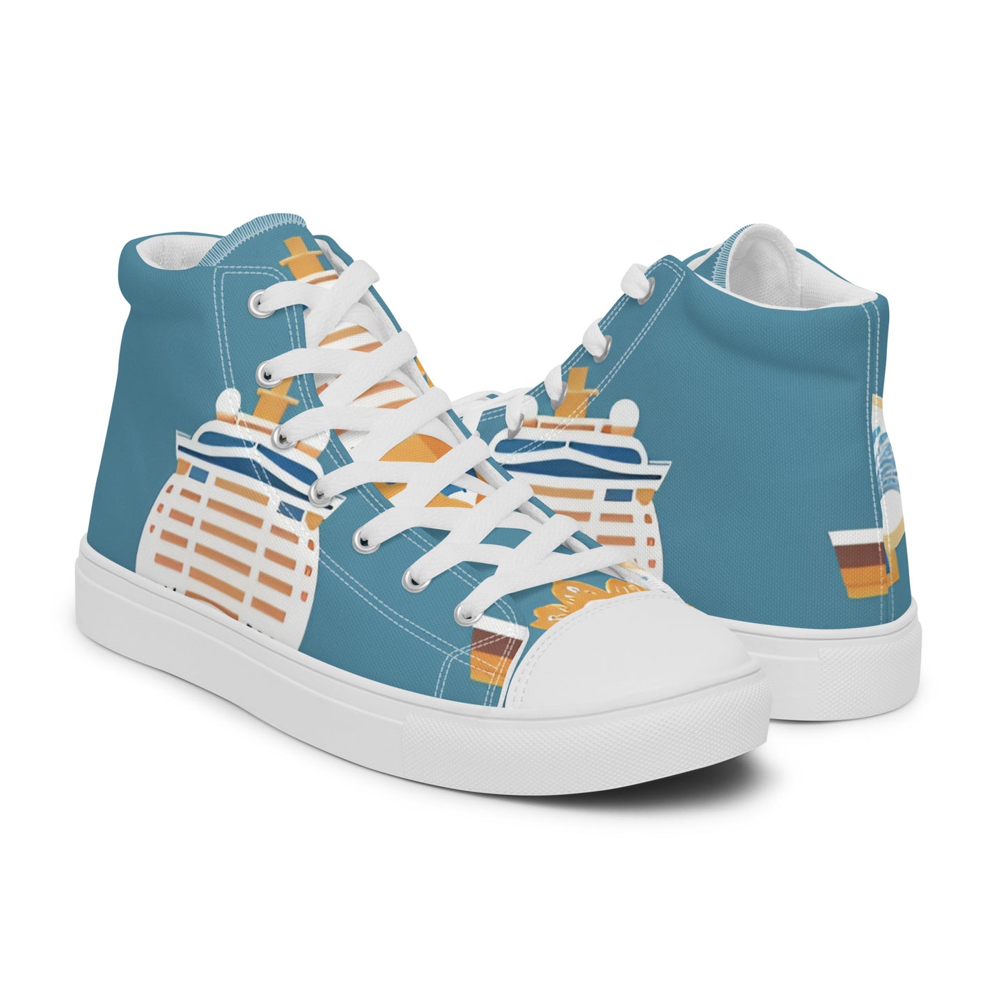 Men’s high top canvas shoes