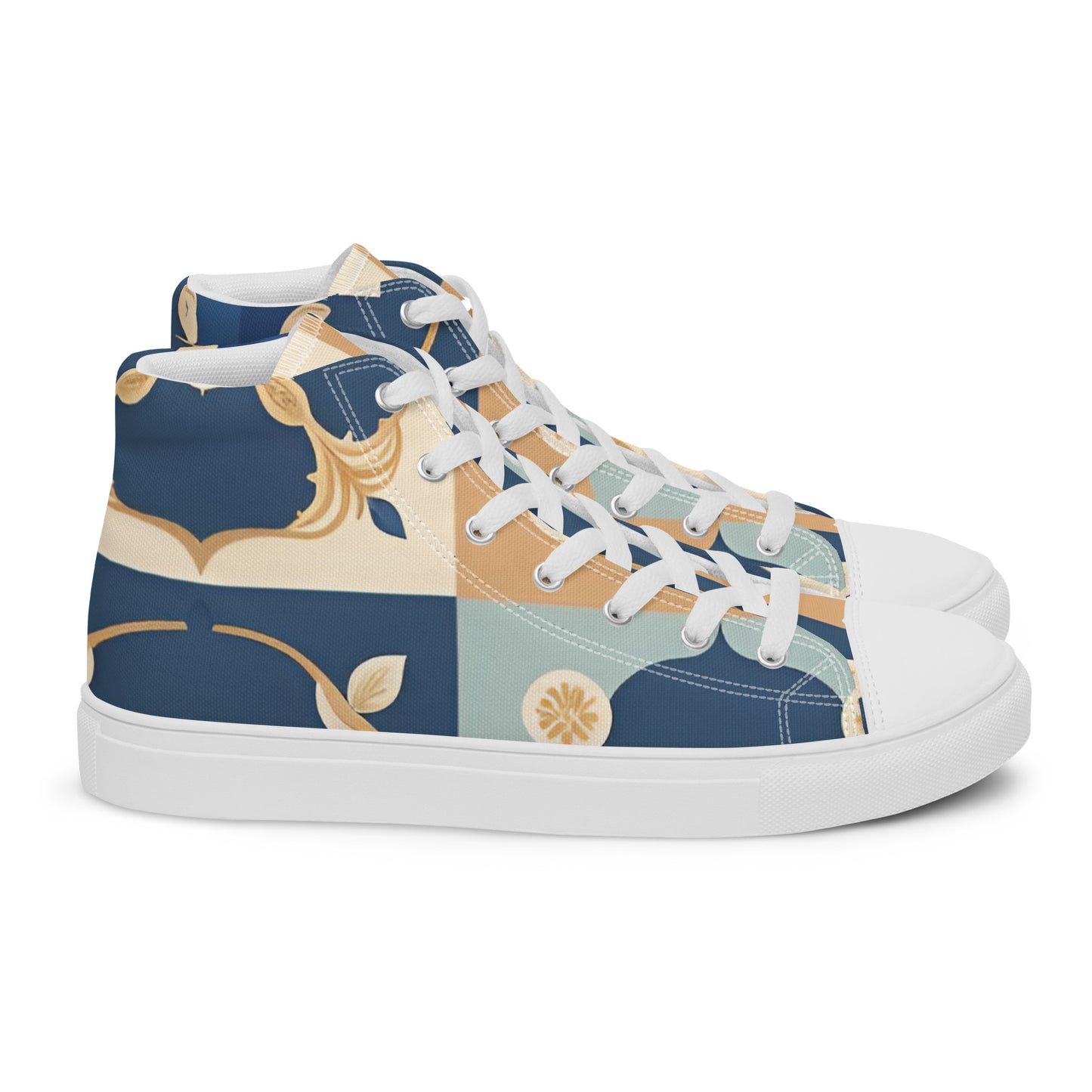 Men’s high top canvas shoes