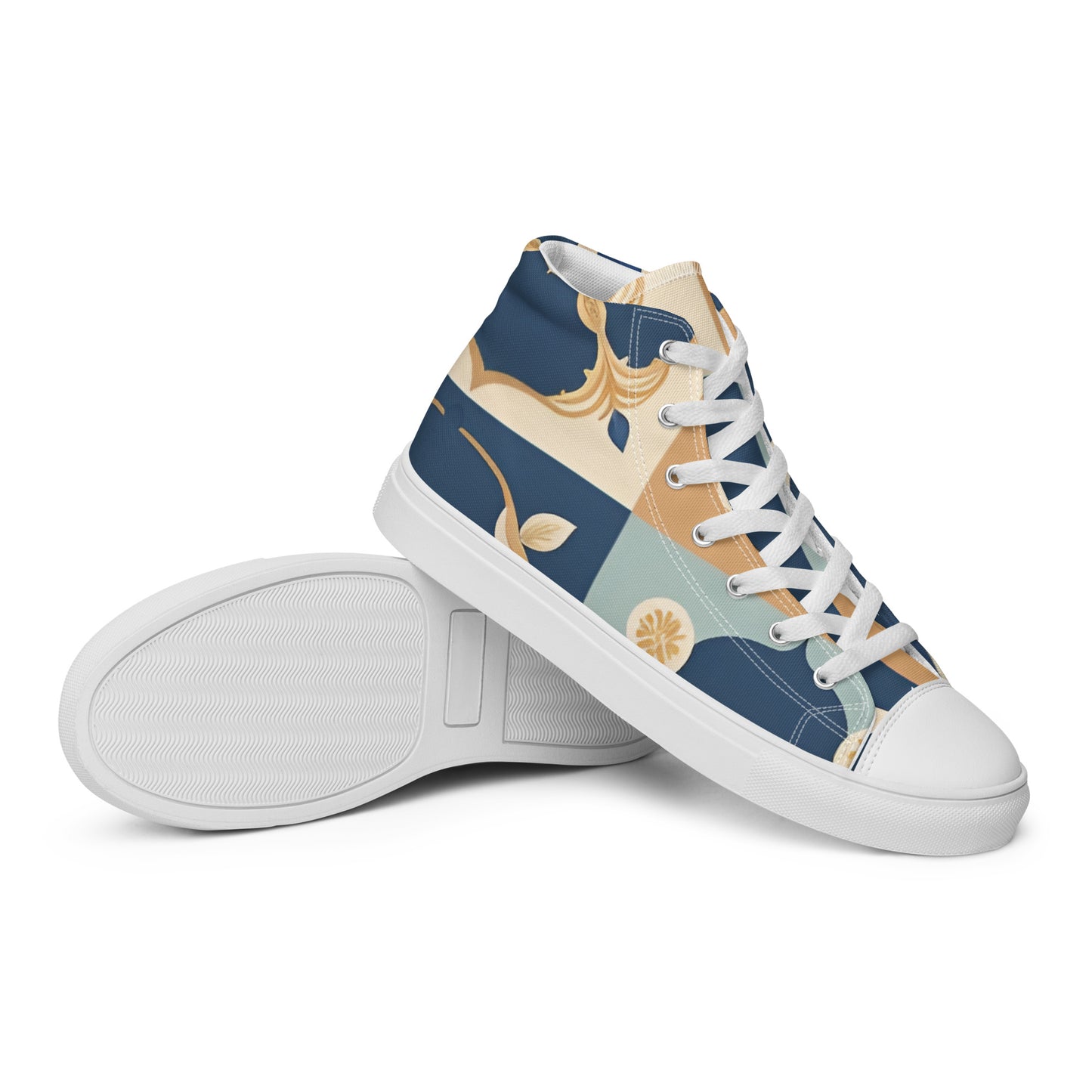 Men’s high top canvas shoes