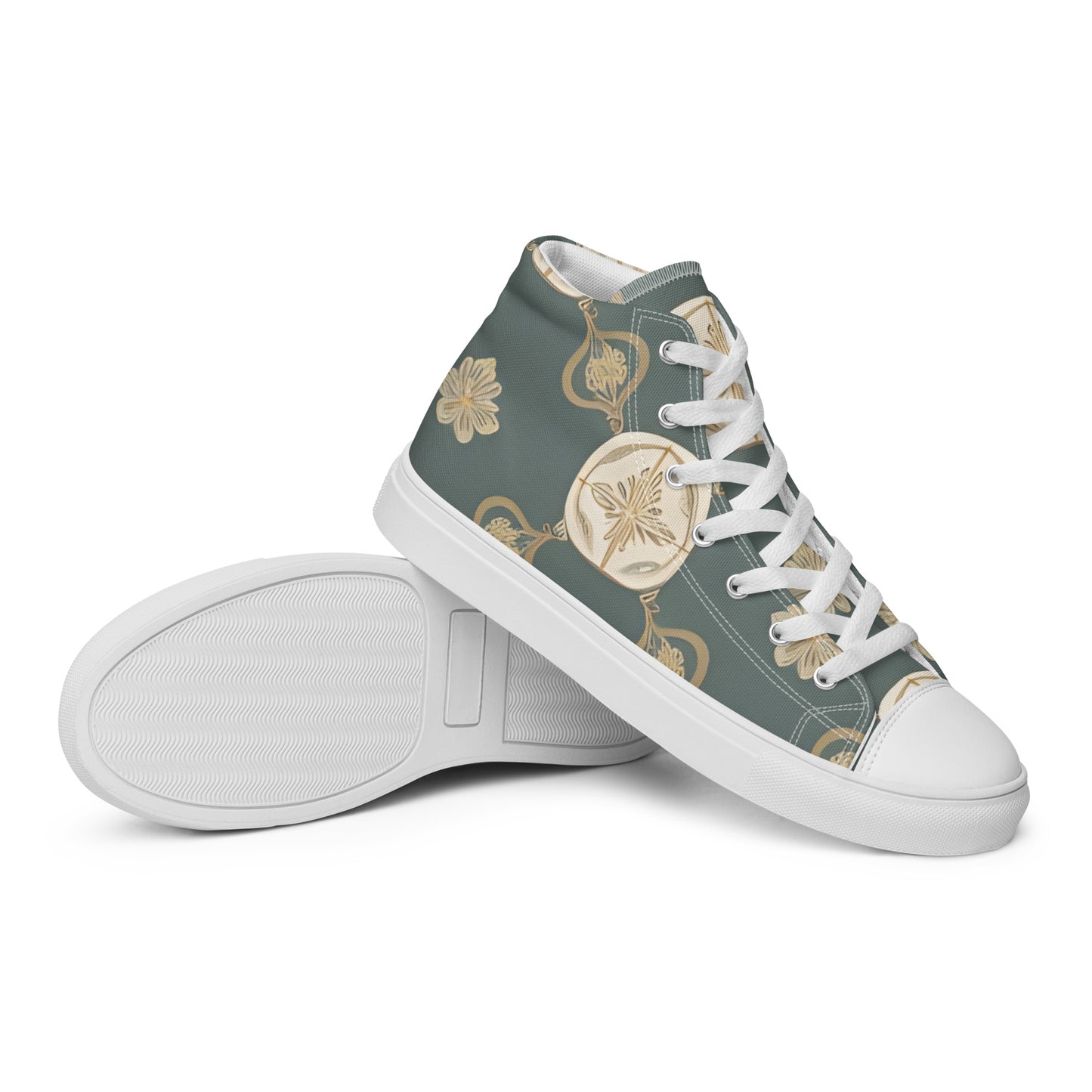 Men’s high top canvas shoes