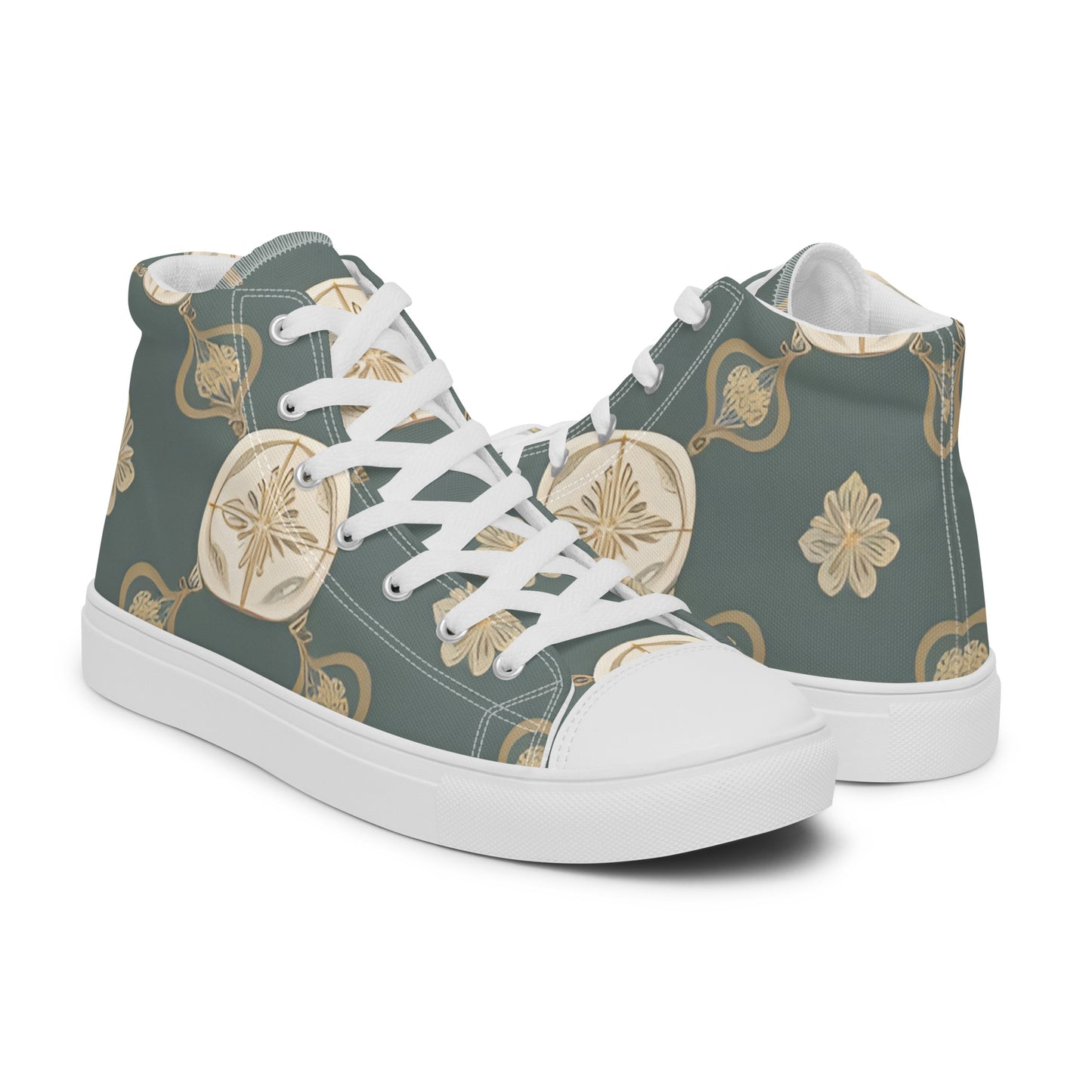 Men’s high top canvas shoes