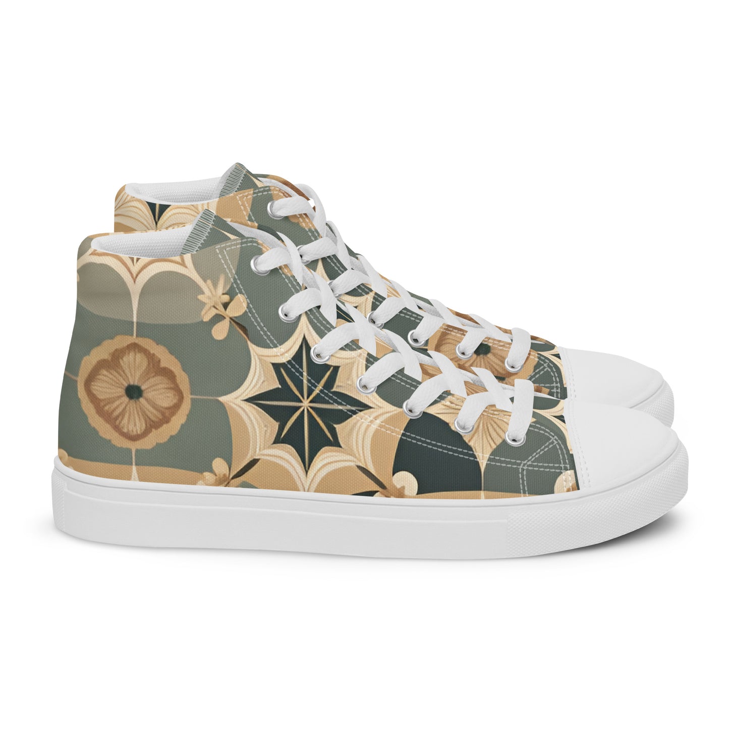 Men’s high top canvas shoes