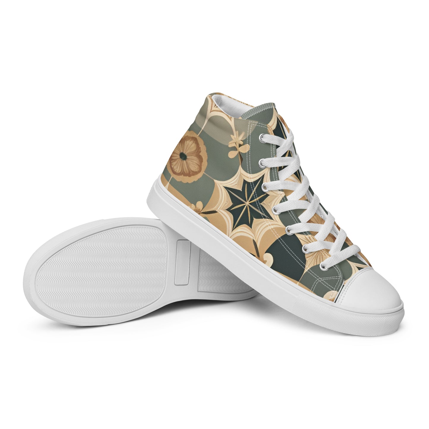 Men’s high top canvas shoes