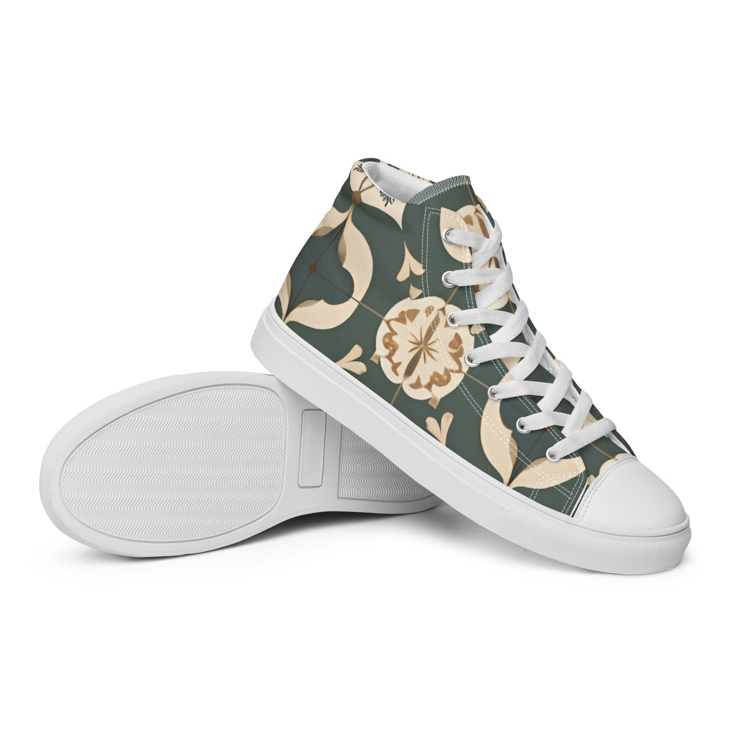 Men’s high top canvas shoes