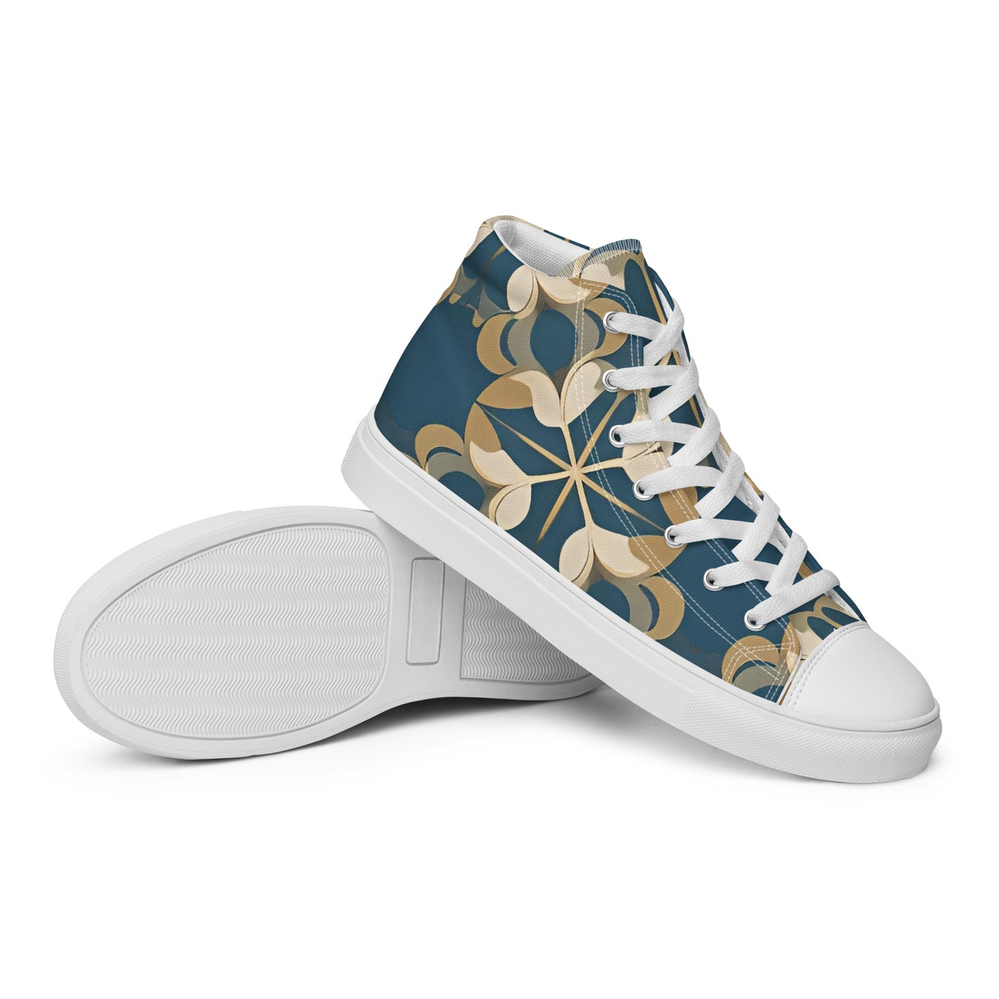 Men’s high top canvas shoes