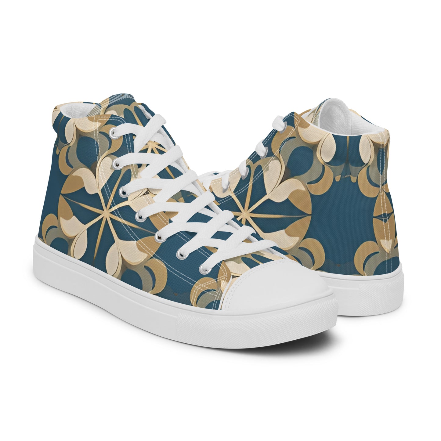 Men’s high top canvas shoes