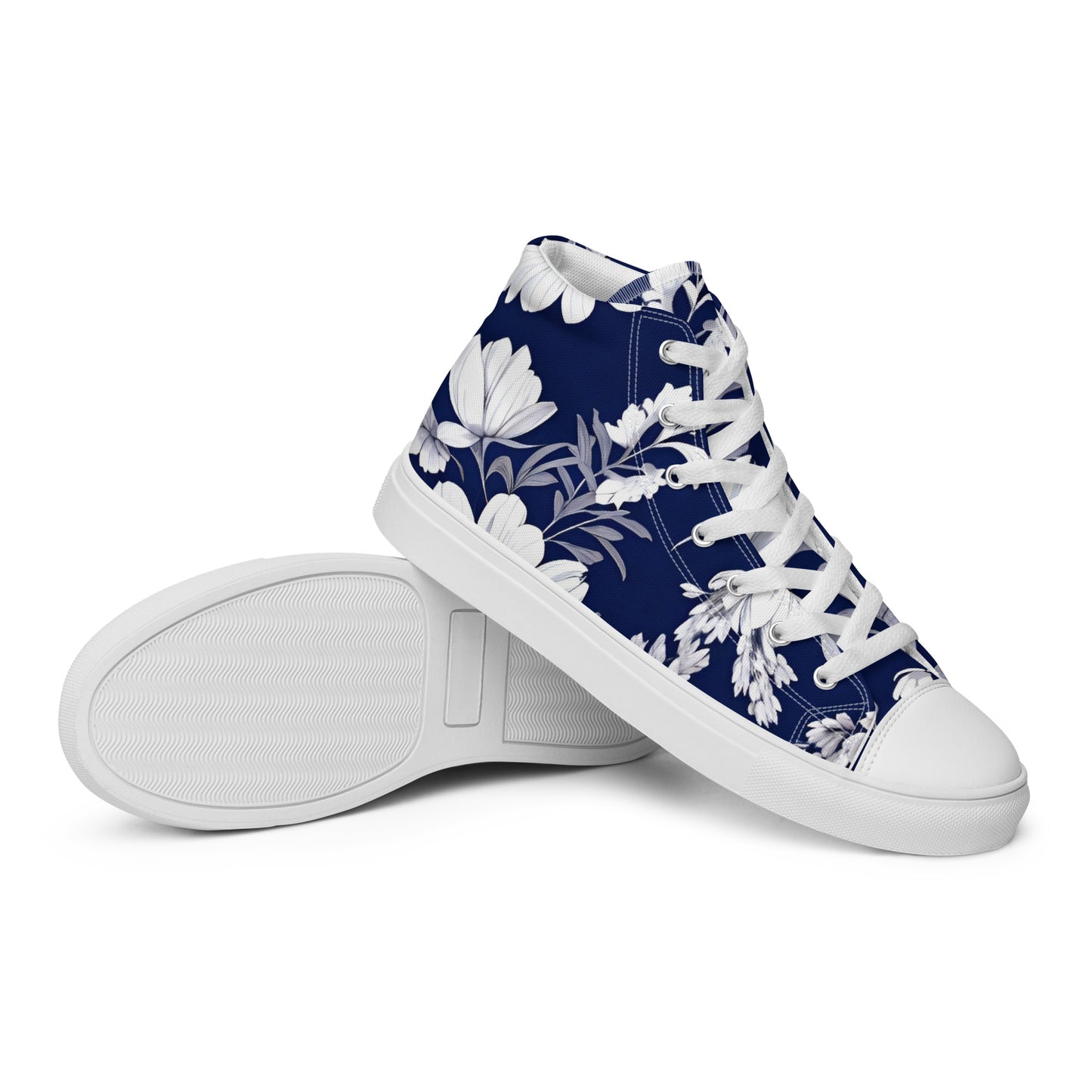 Men’s high top canvas shoes