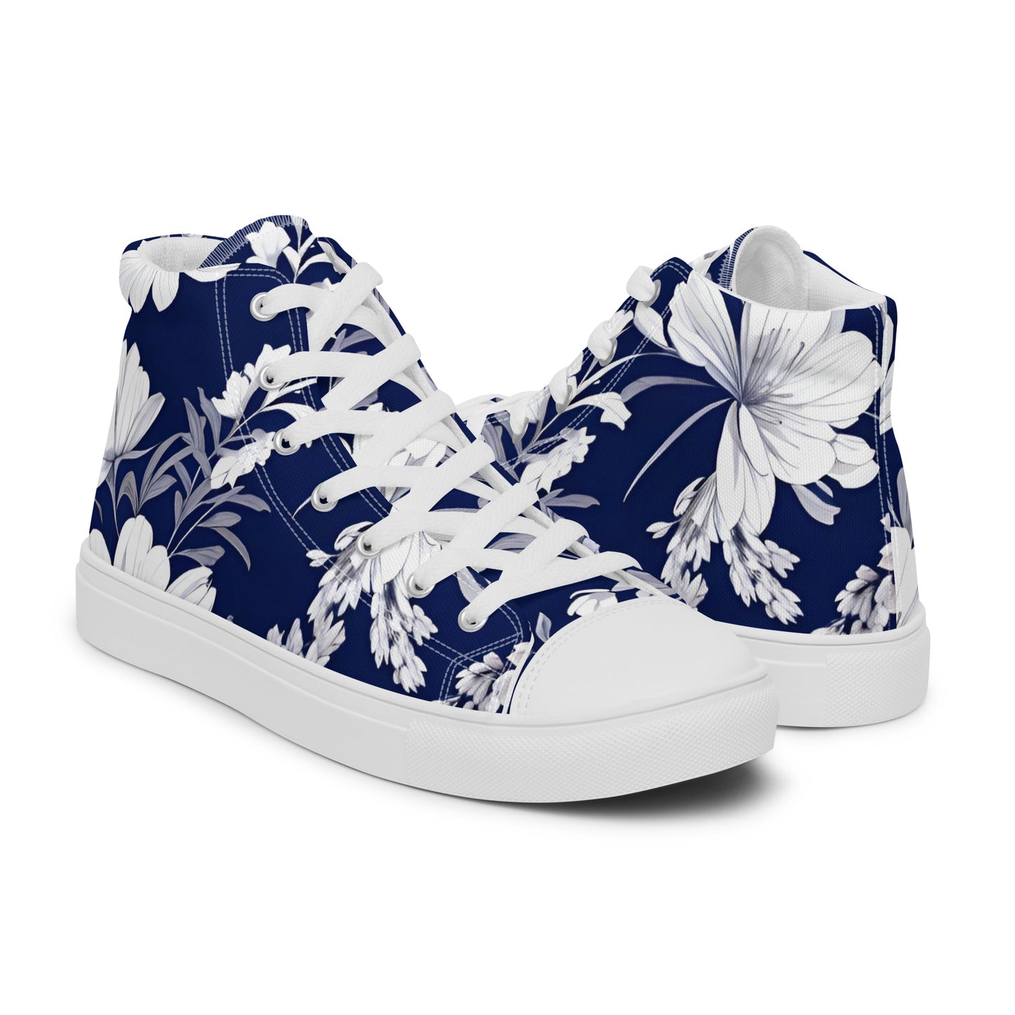 Men’s high top canvas shoes