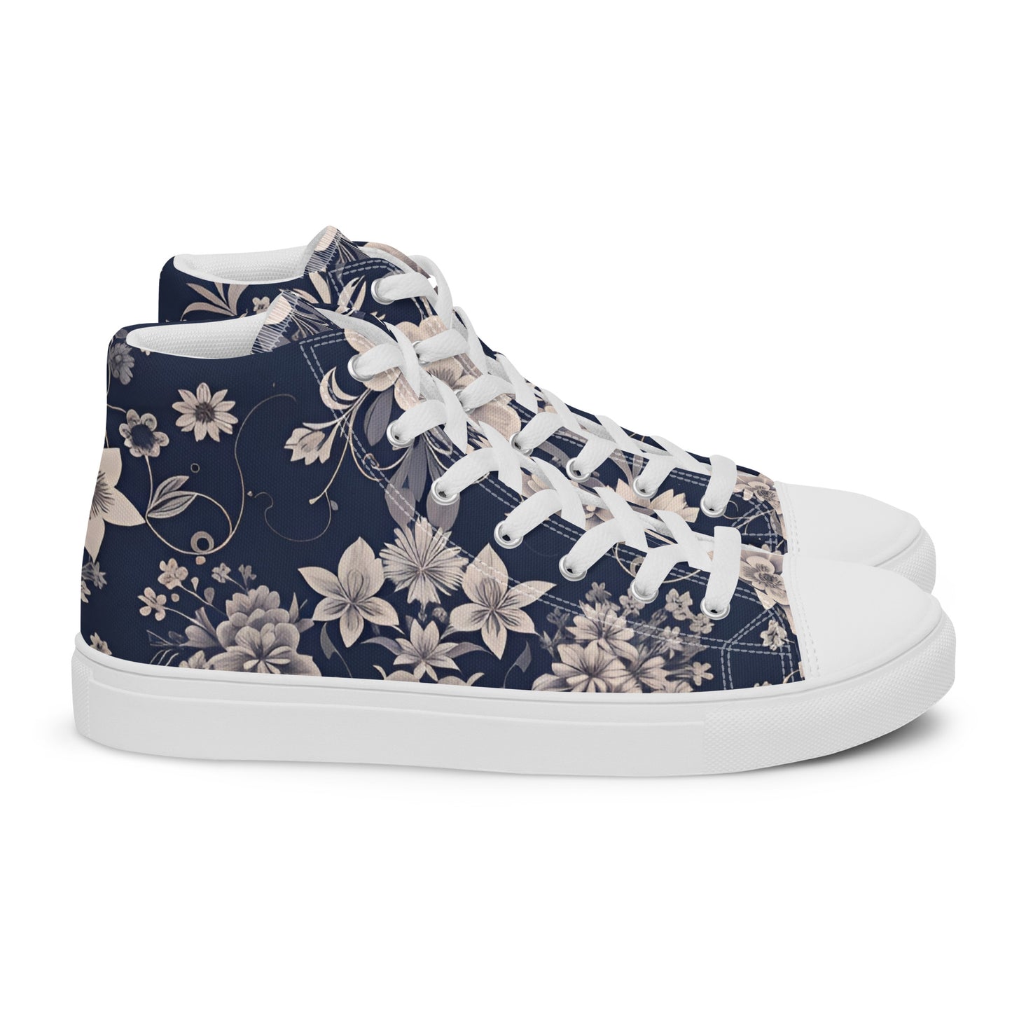 Men’s high top canvas shoes