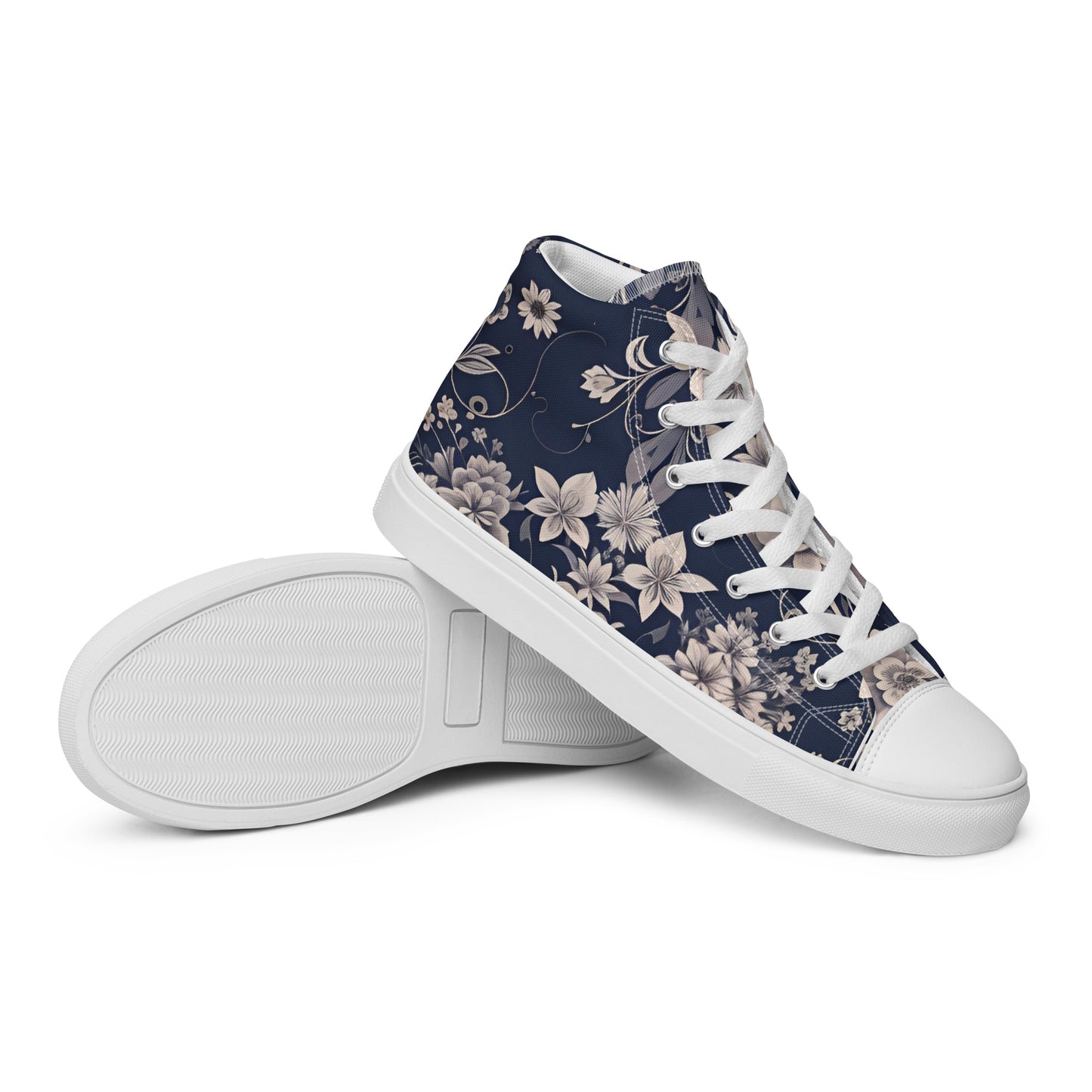 Men’s high top canvas shoes