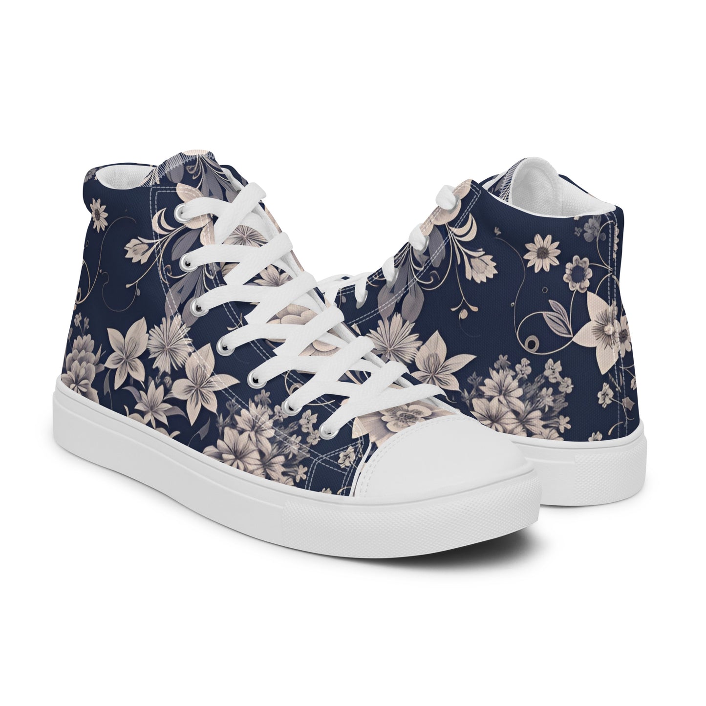 Men’s high top canvas shoes