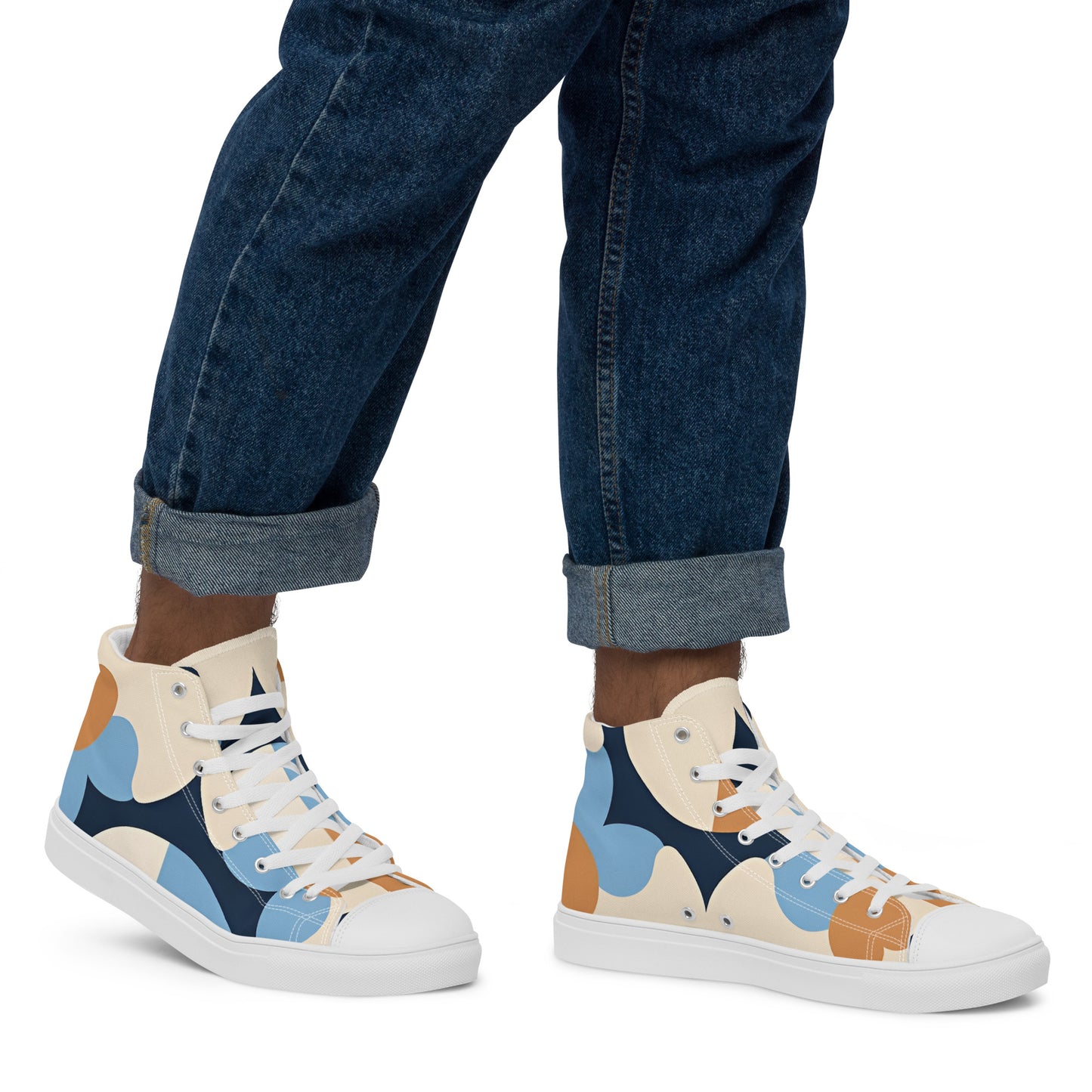 Men’s high top canvas shoes