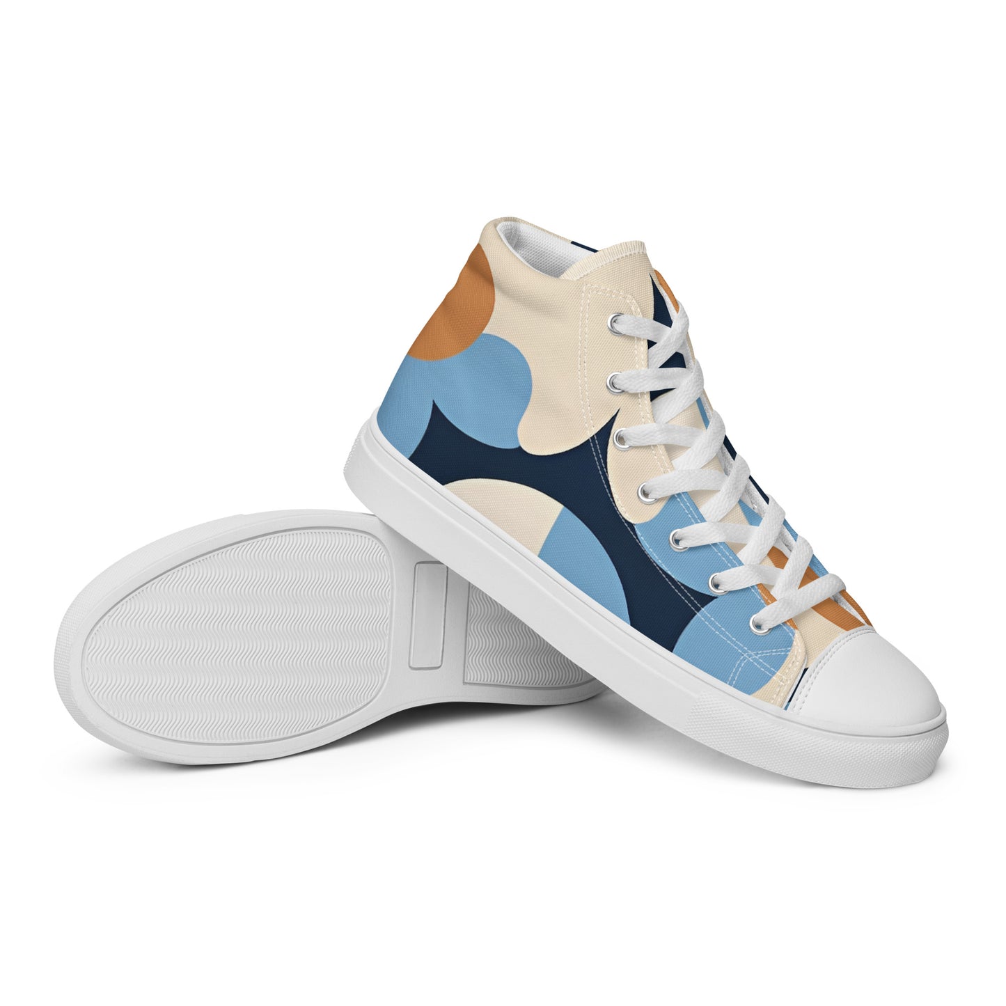 Men’s high top canvas shoes