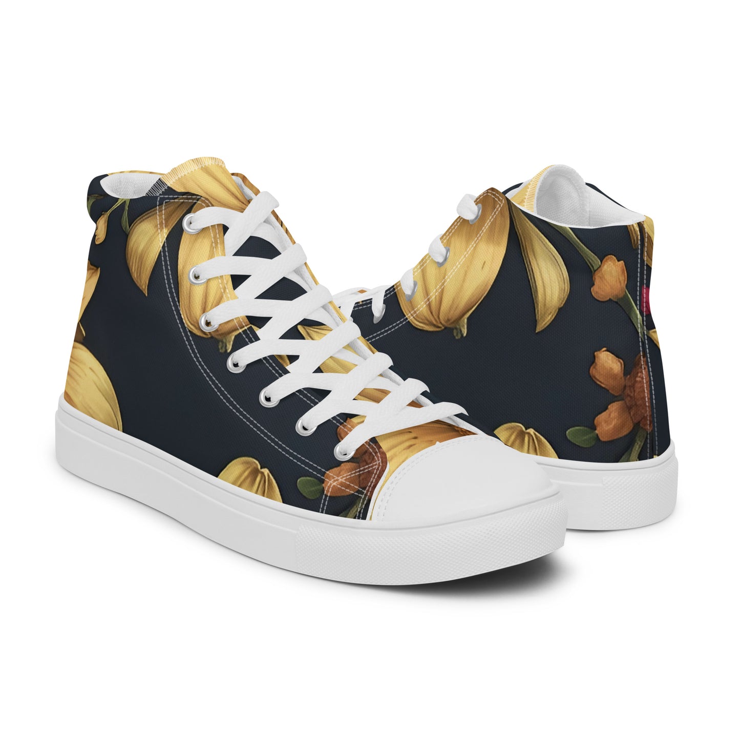 Men’s high top canvas shoes