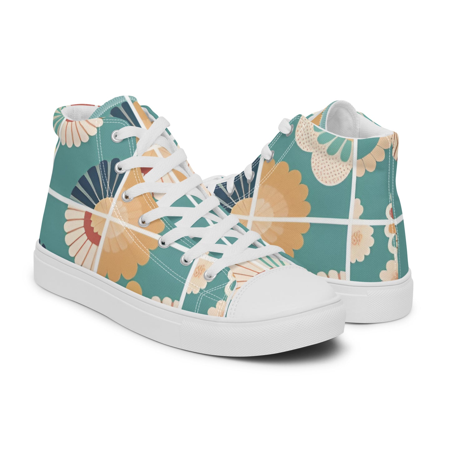 Men’s high top canvas shoes