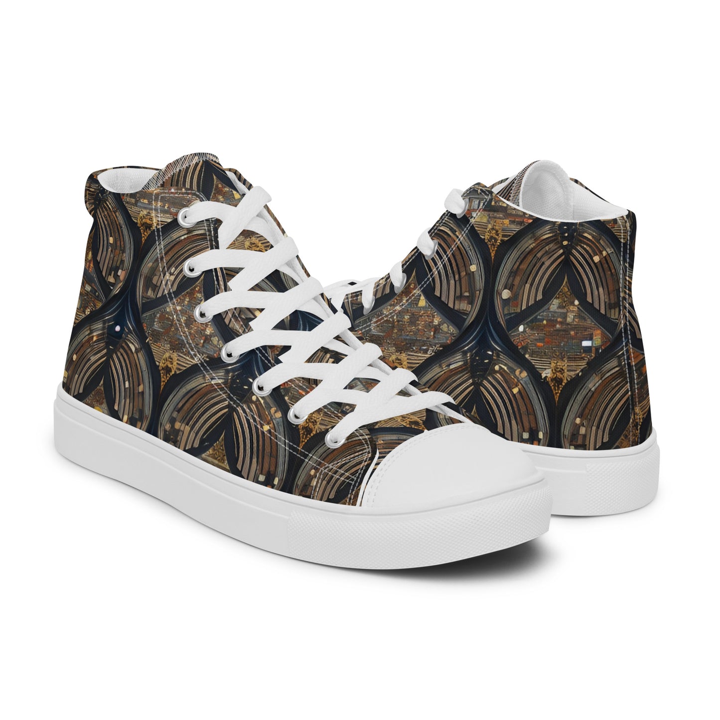 Men’s high top canvas shoes