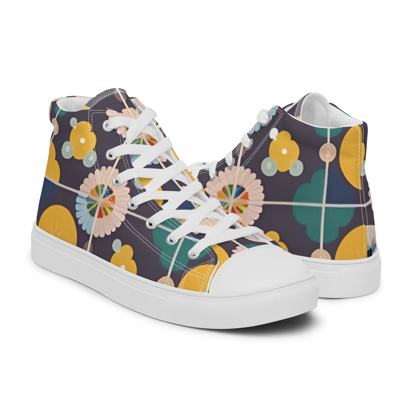 Men’s high top canvas shoes