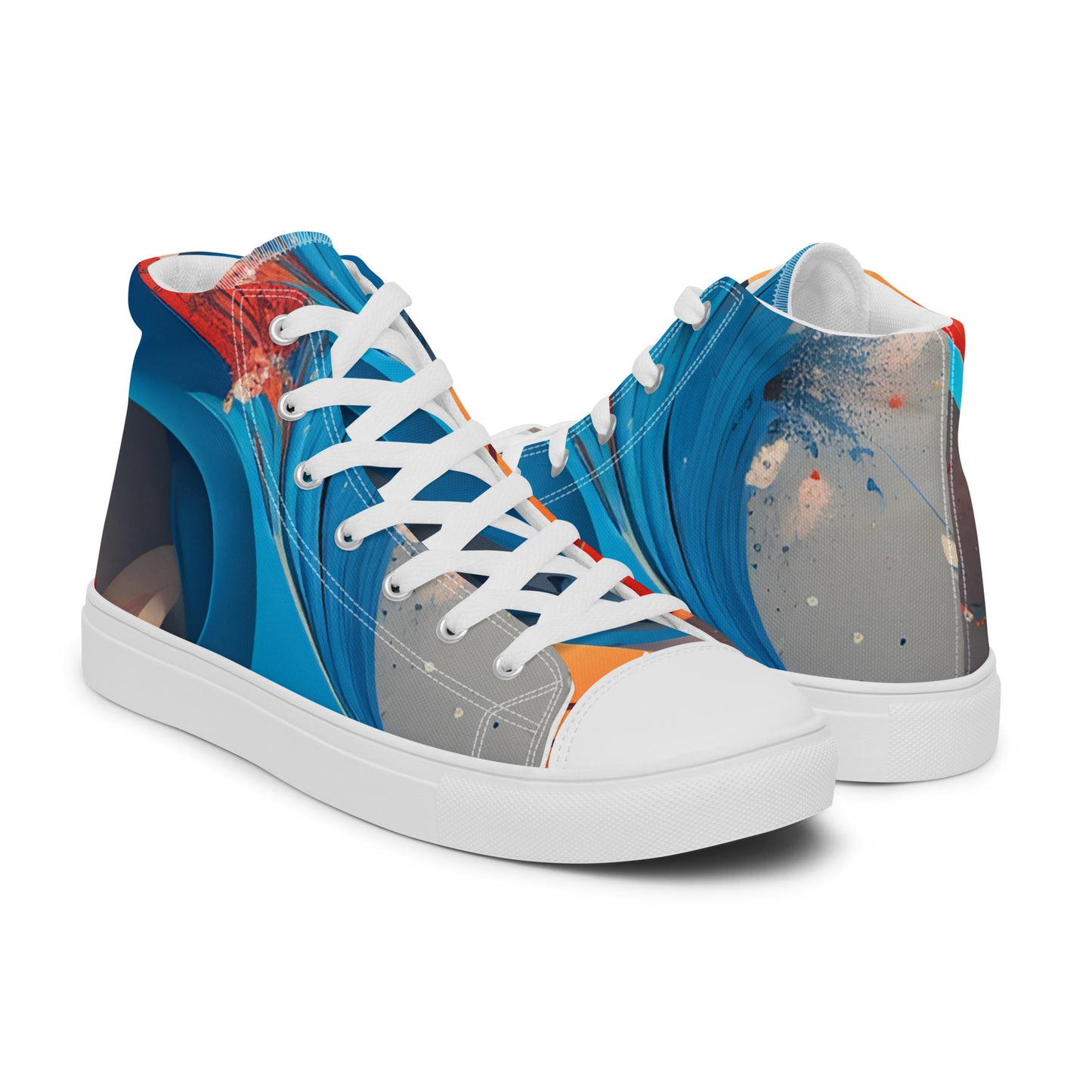 Men’s high top canvas shoes