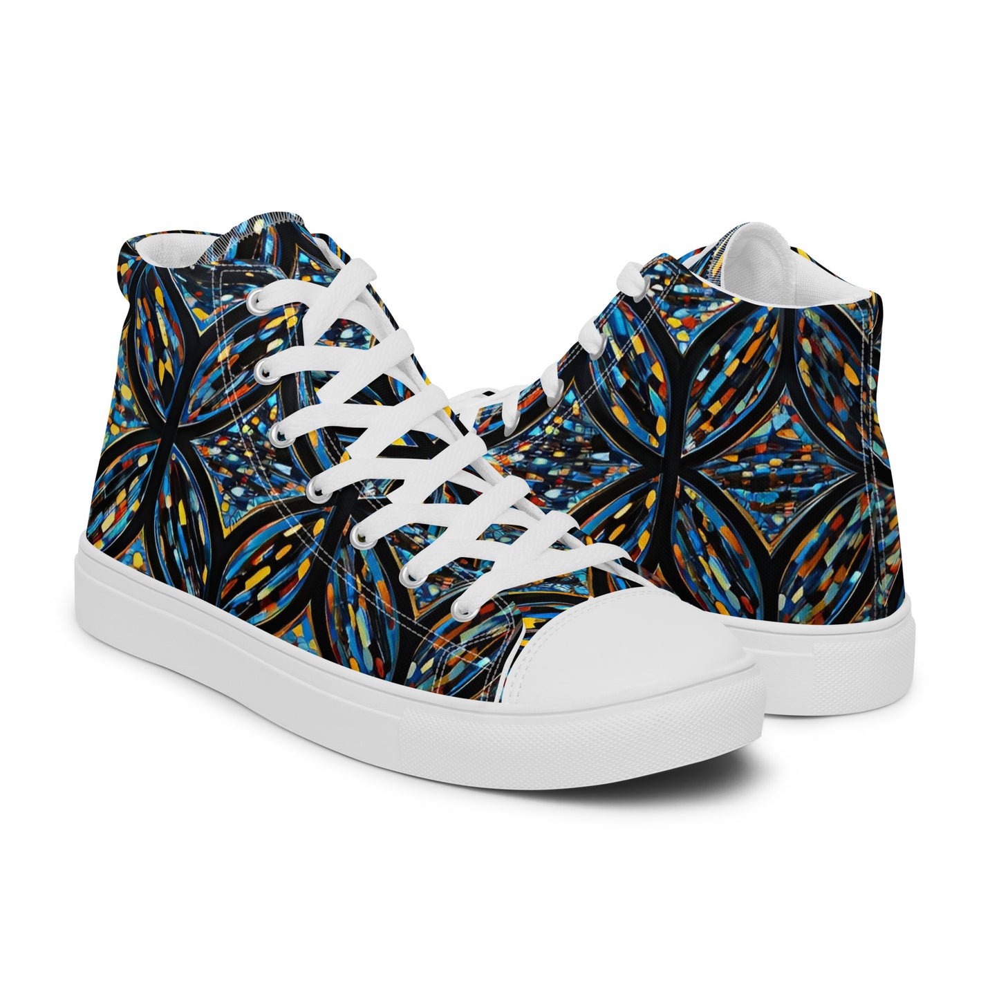 Men’s high top canvas shoes