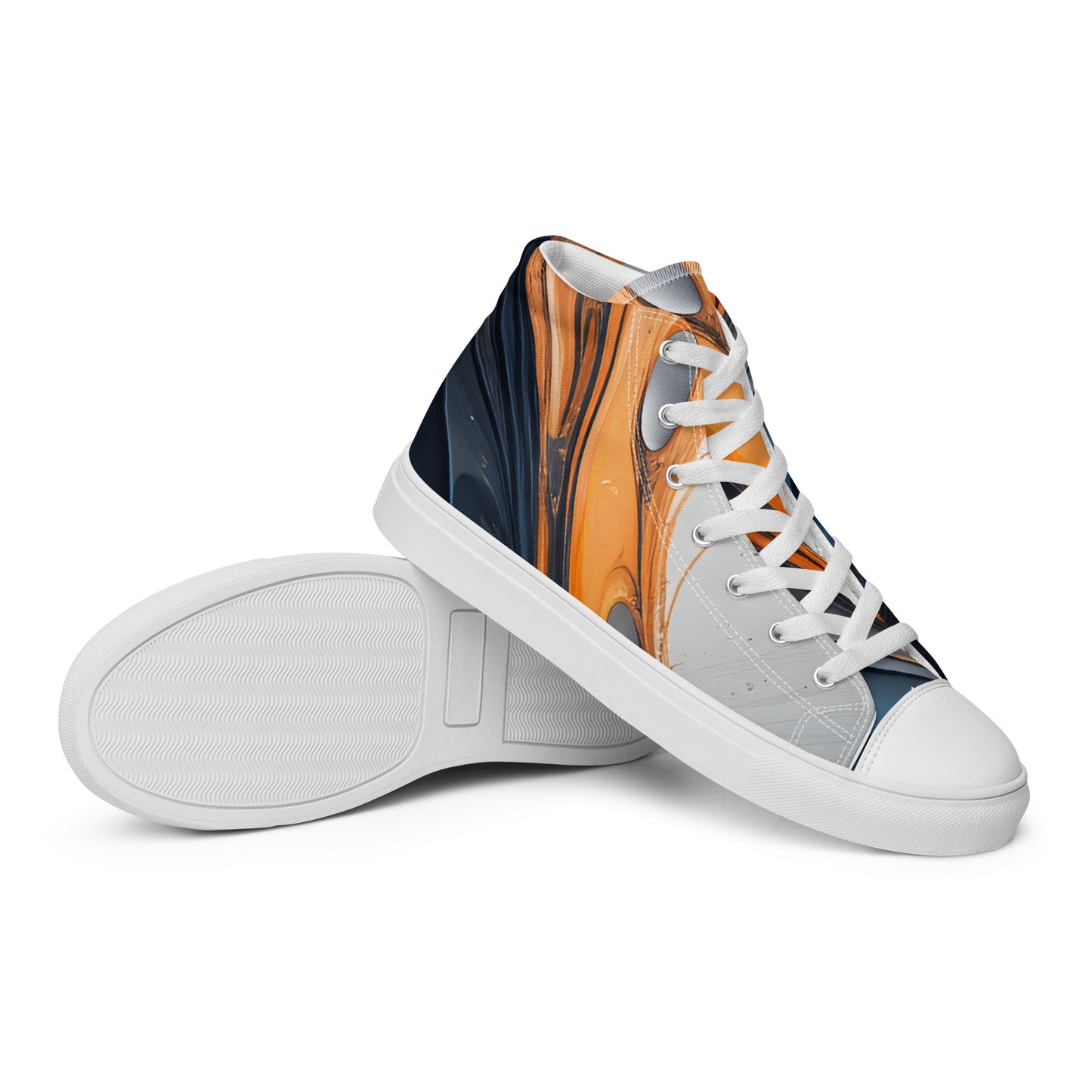 Men’s high top canvas shoes