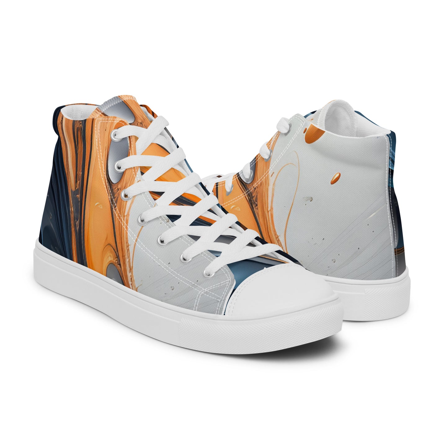 Men’s high top canvas shoes