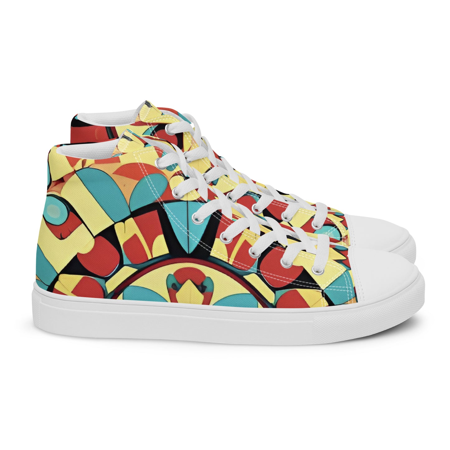 Men’s high top canvas shoes